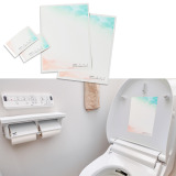 トイレの蓋に貼るだけ シートに付着した 抗菌・抗ウイルス・ 悪臭軽減ができる 特許取得の機能性シート アドレット　オリジナル