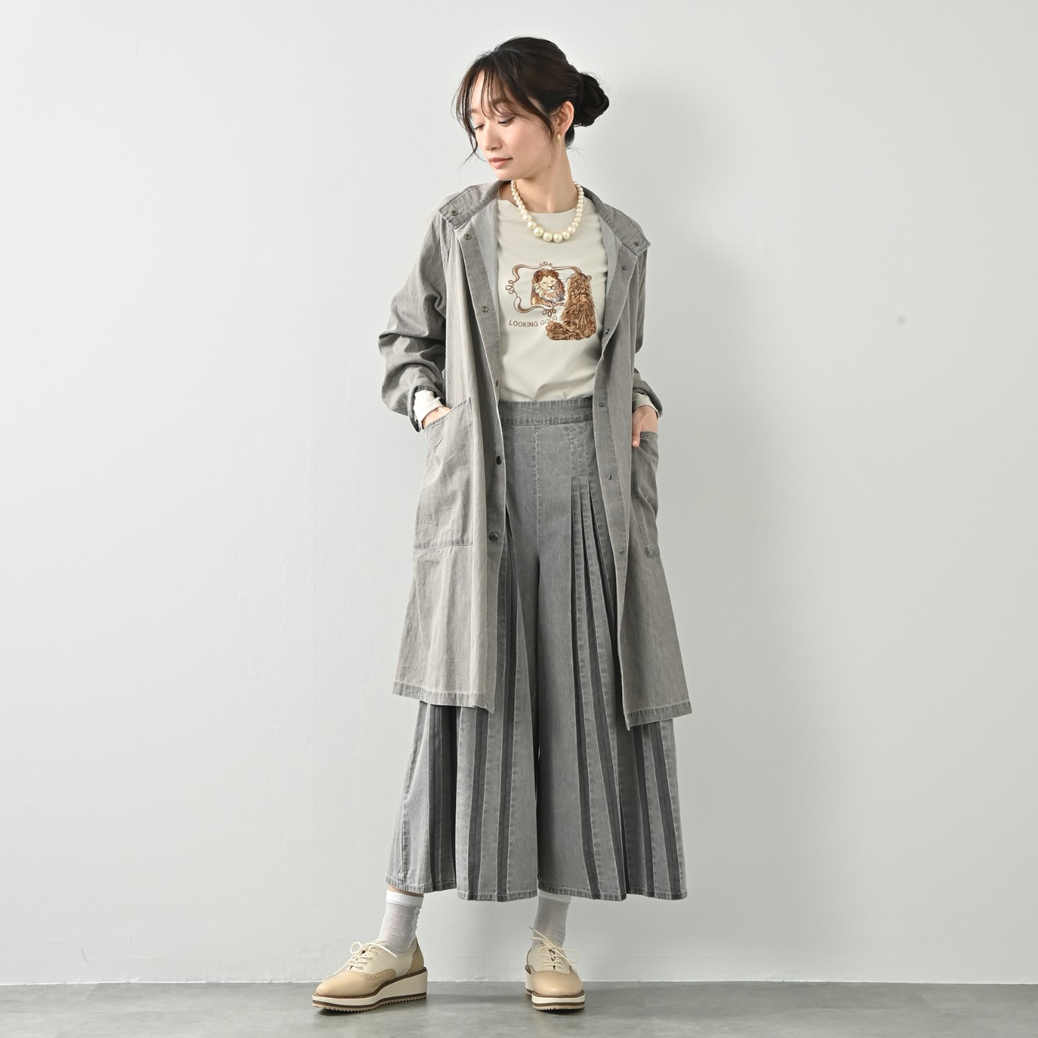 STEL① ゼラールスポーツ 軽量＆ソフト ライトオンスデニム スタンドネック