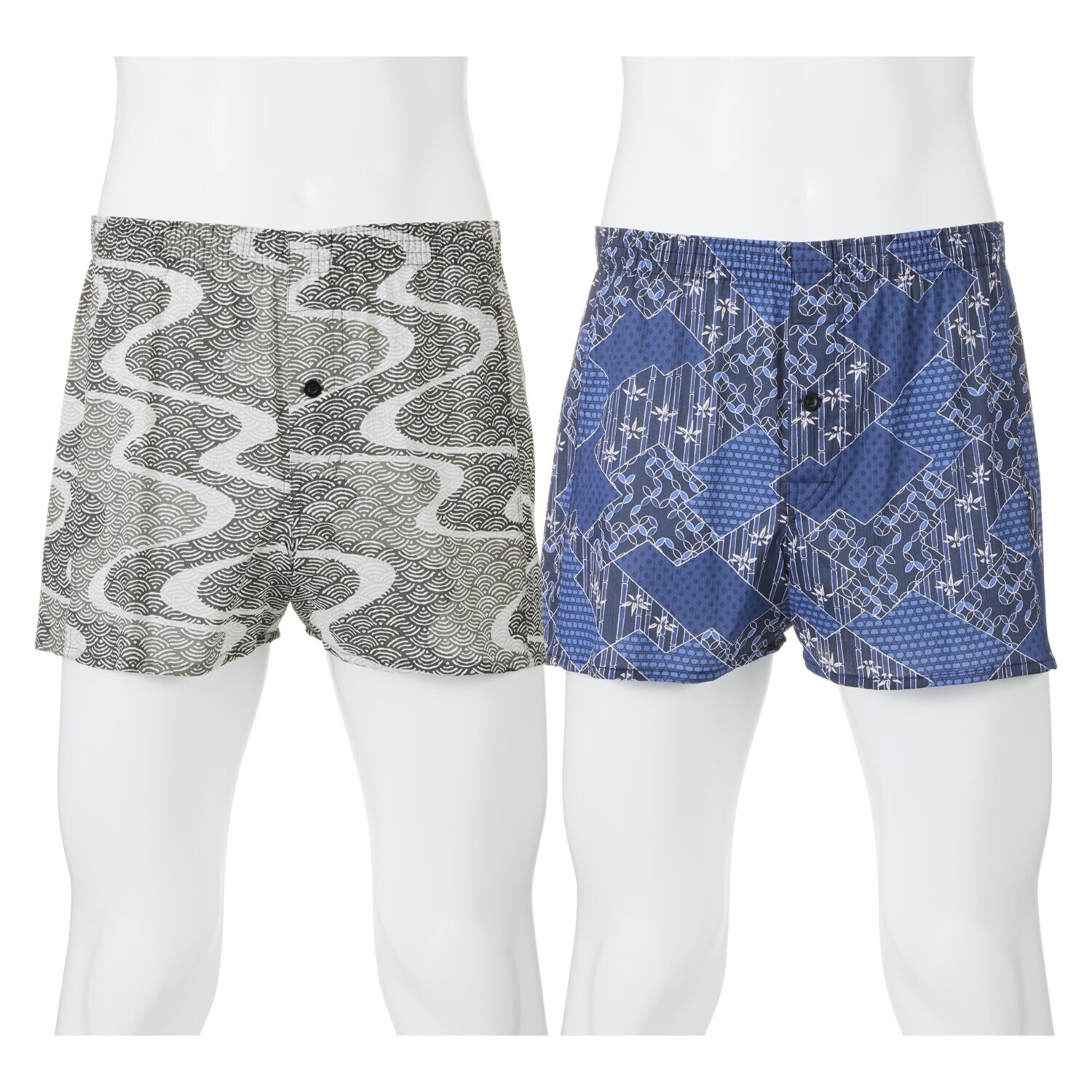 シャレテコ 高島ちぢみ トランクス２枚セット