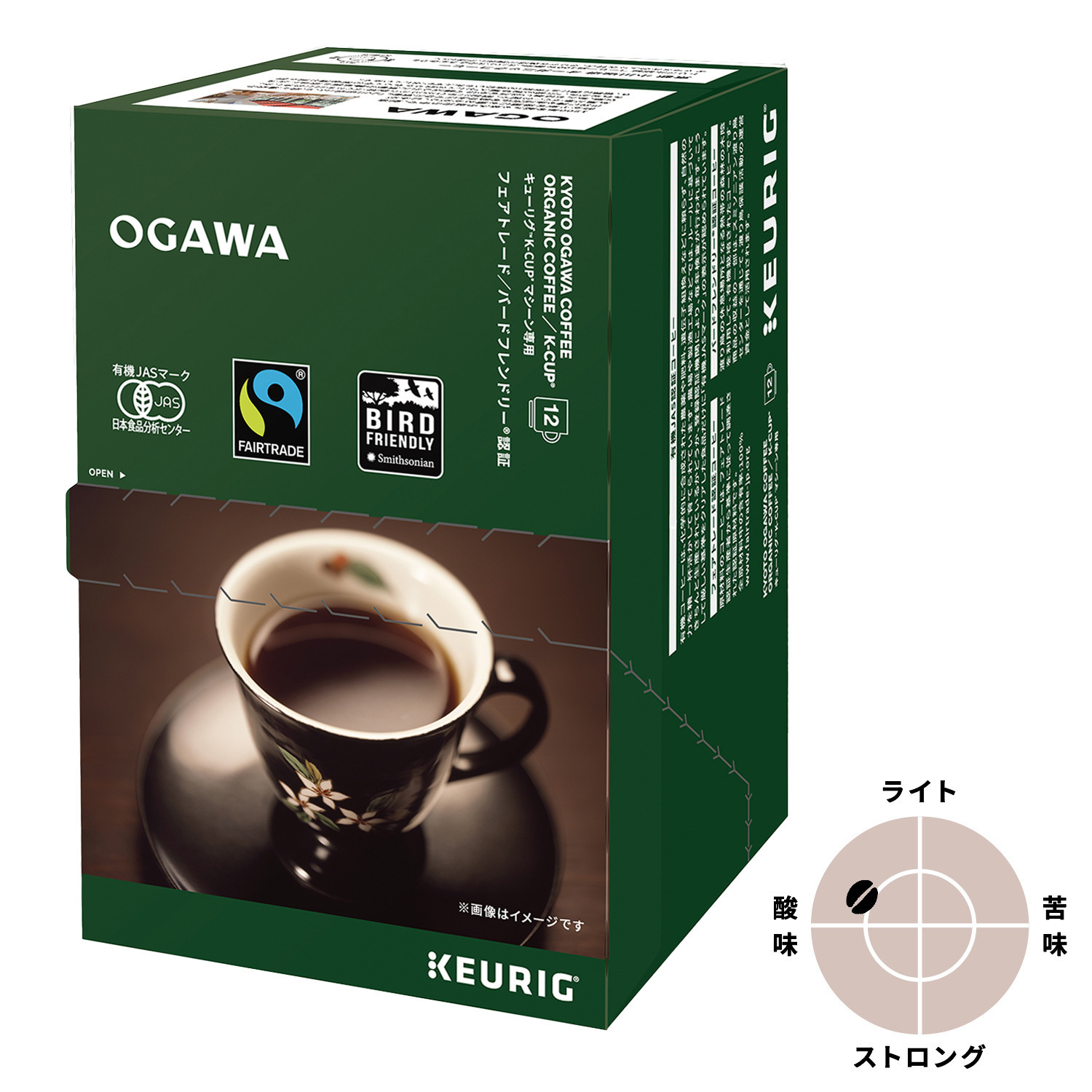 キューリグ Ｋカップ ＜京都　小川珈琲 　オーガニックコーヒー＞