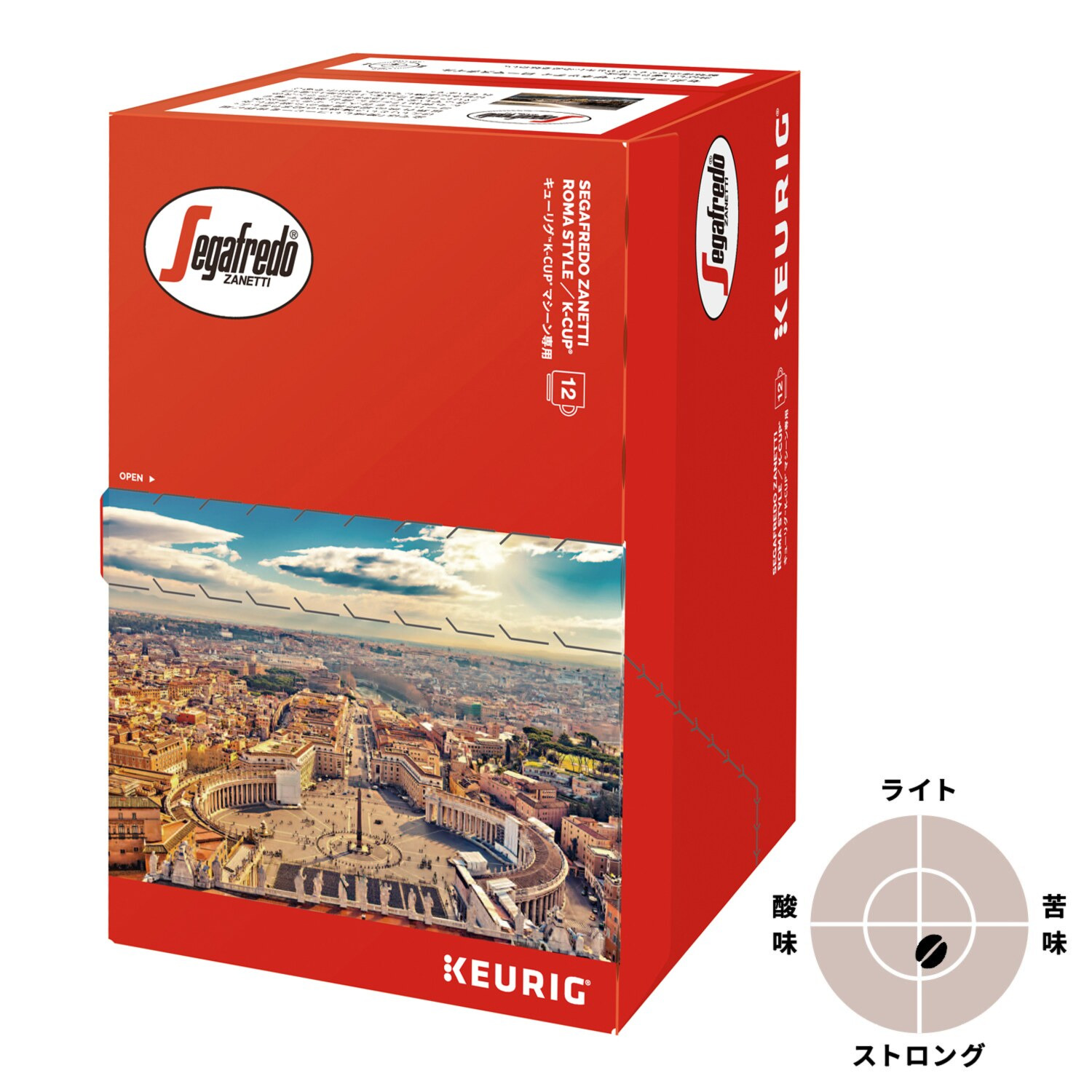 キューリグ Ｋカップ ＜セガフレード ザネッティ ローマスタイル＞