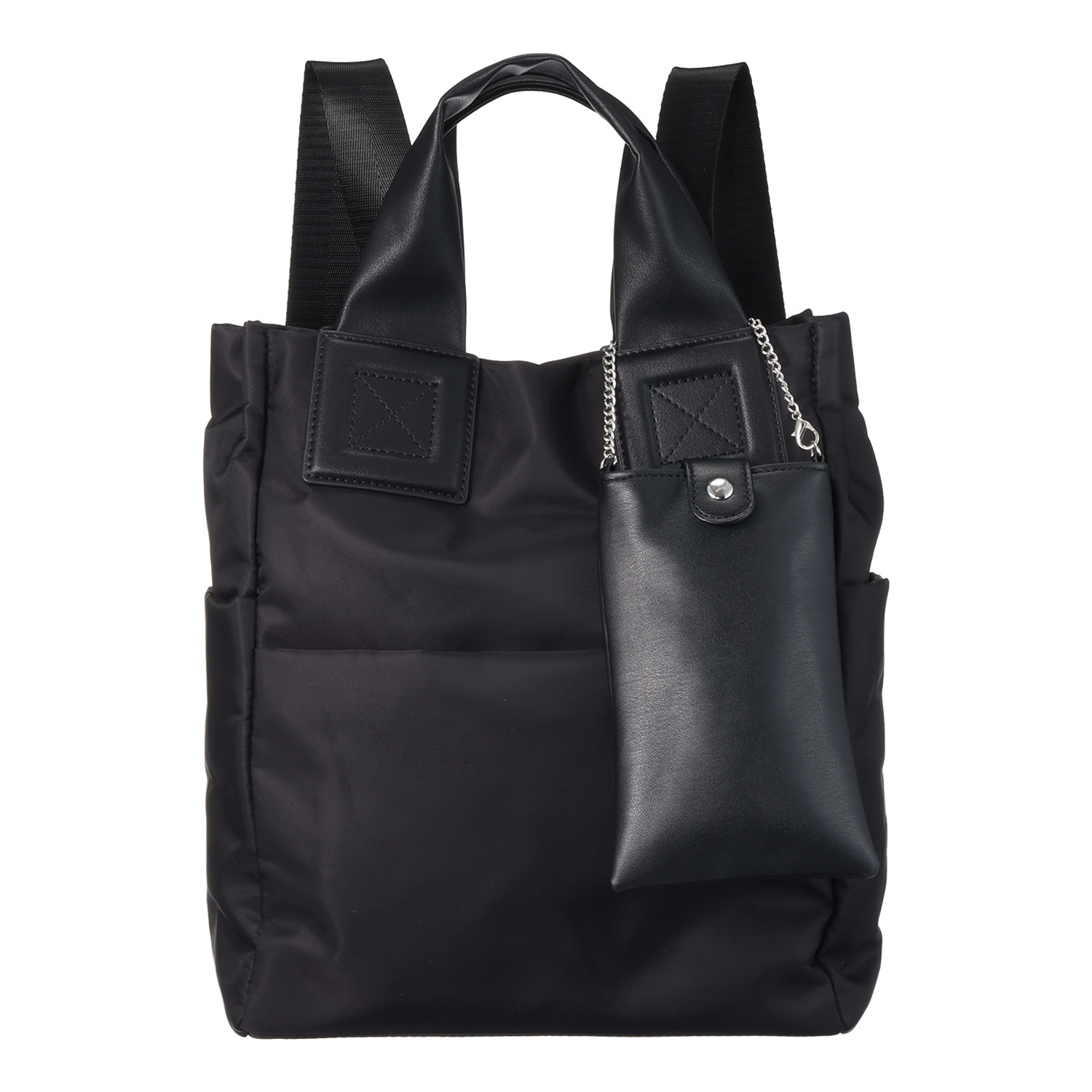 ビースター はっ水 ７ポケット トートリュック ＜スマホポーチ付＞