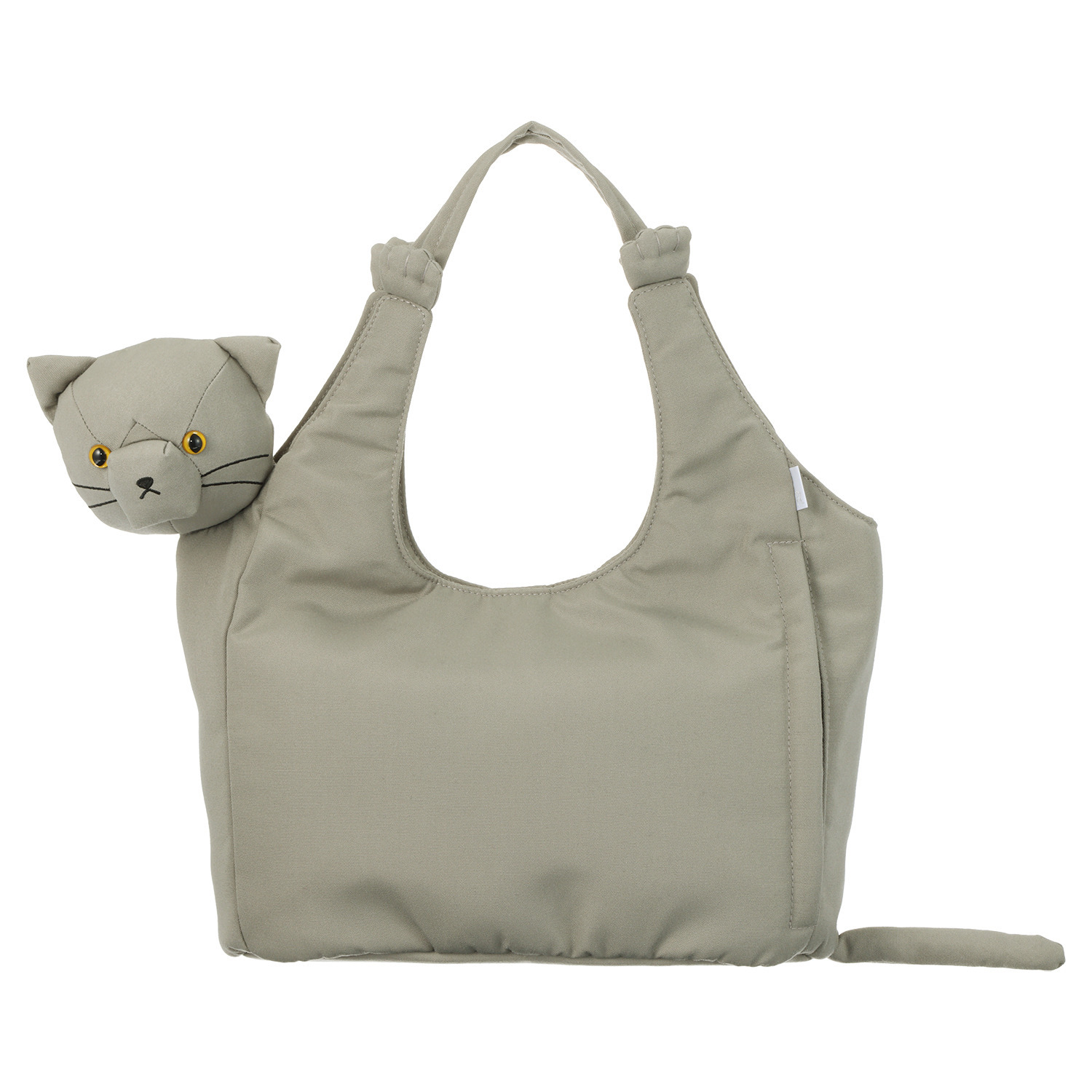 ルートート 猫ちゃんとお出かけ！ 肩や腕にぶら下がる のんびりネコトートバッグ ＜ブラブラネコ＞