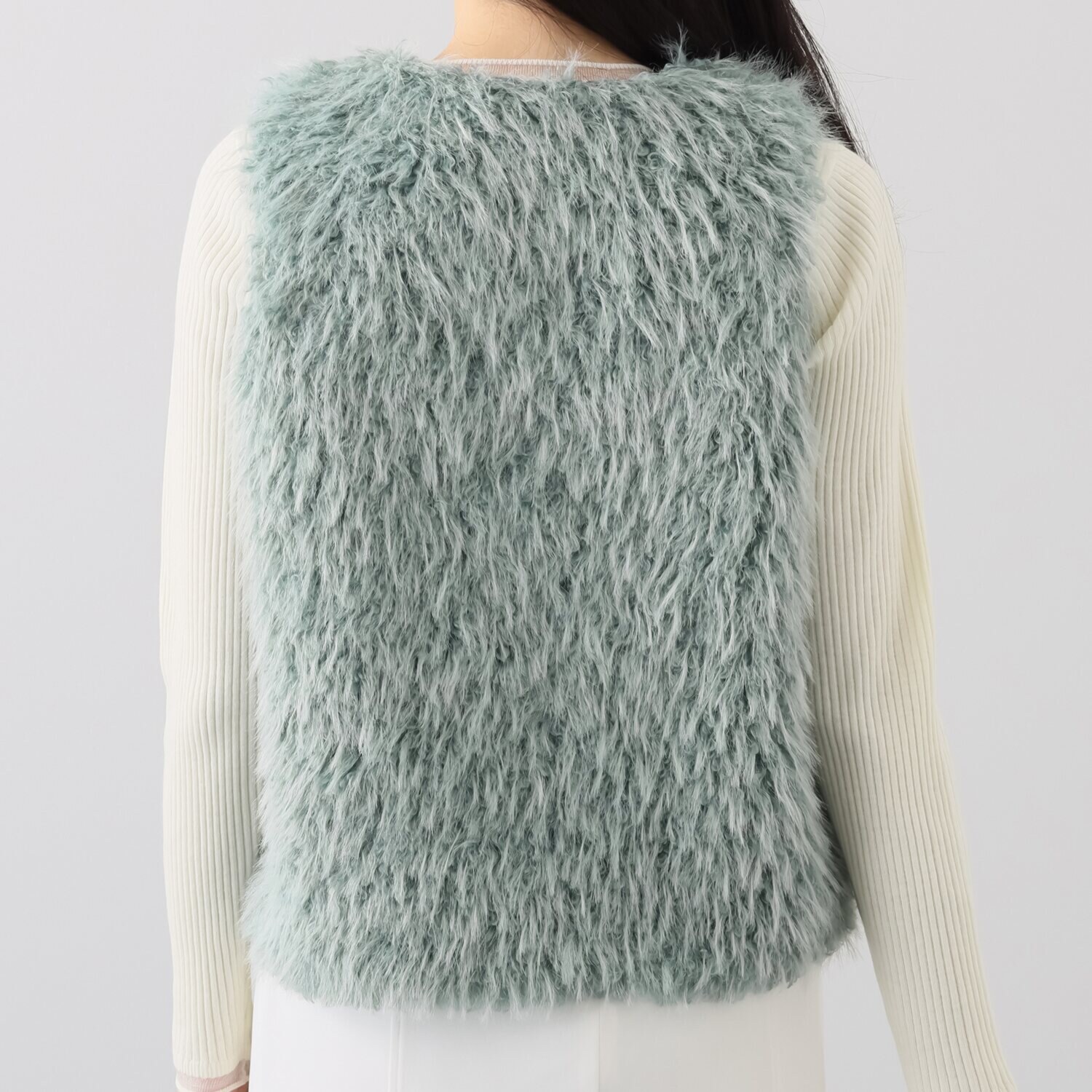 エピデミーク チベットラム調 フェイクファーベスト