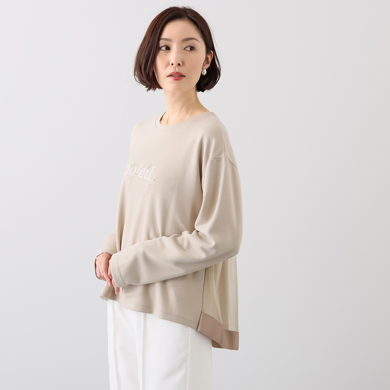 ダジュール バックチュール プルオーバー