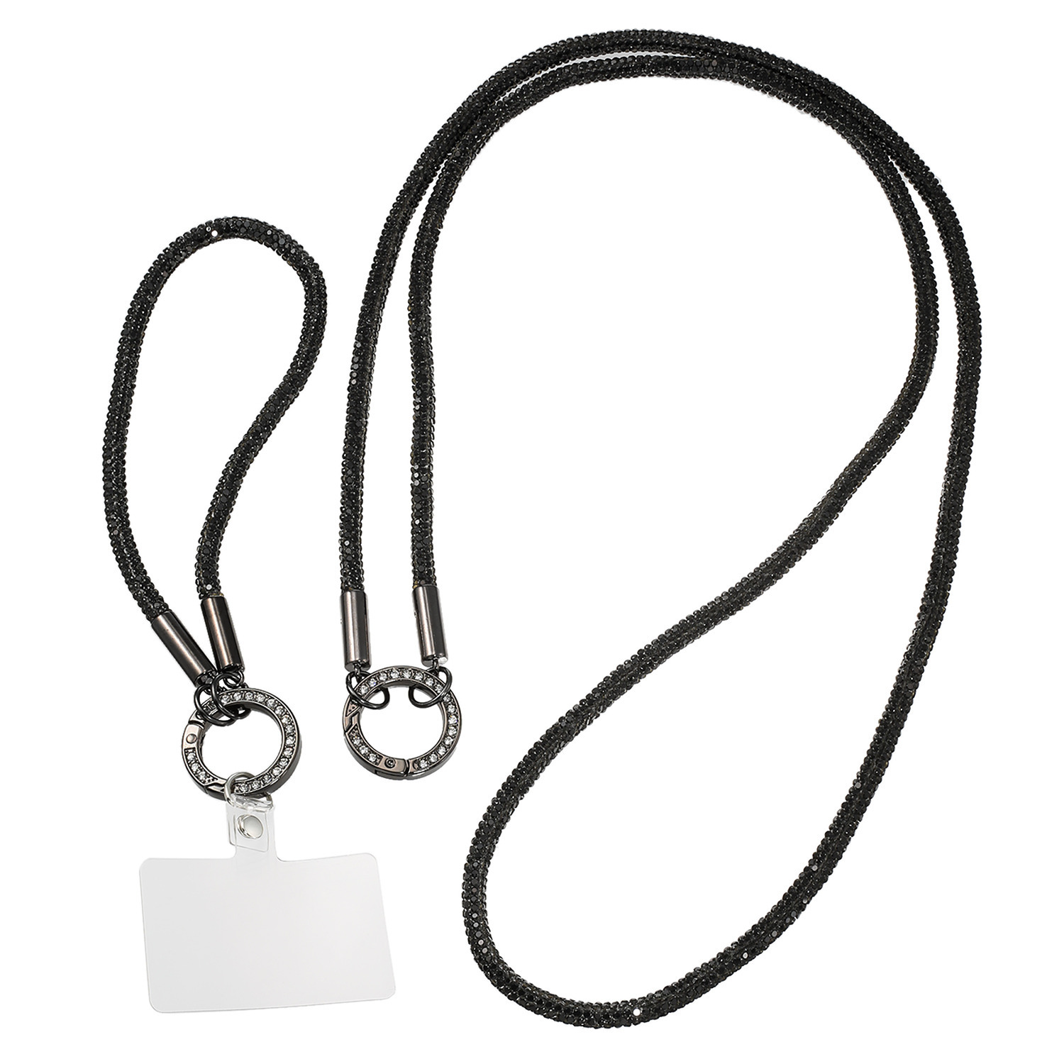 マダムヒロコ キラキラビジュウ スマホストラップ “エレスマ”　２本セット ＜ストラップシート付＞