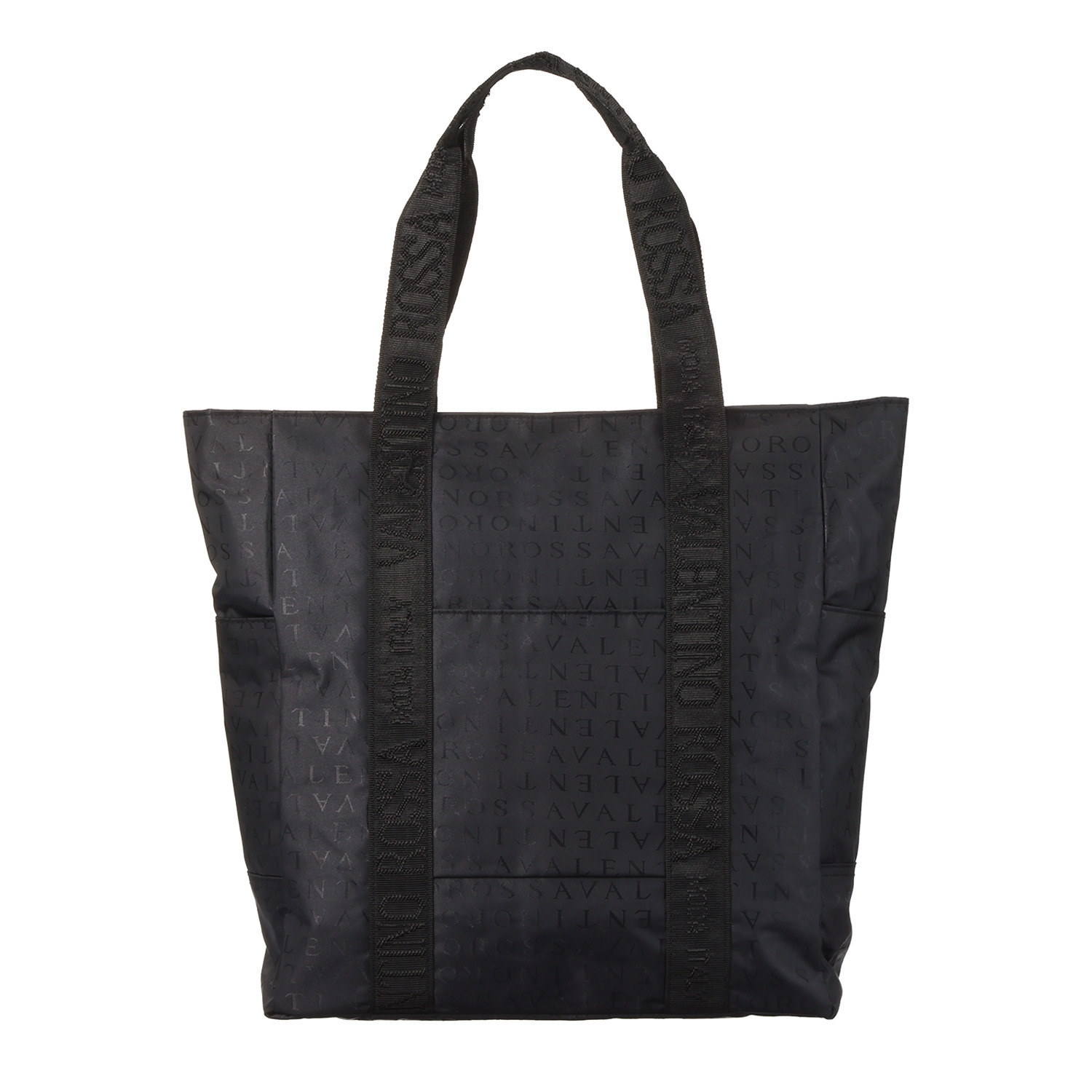 ラルジュ アルファベットジャガード ビッグトートバッグ
