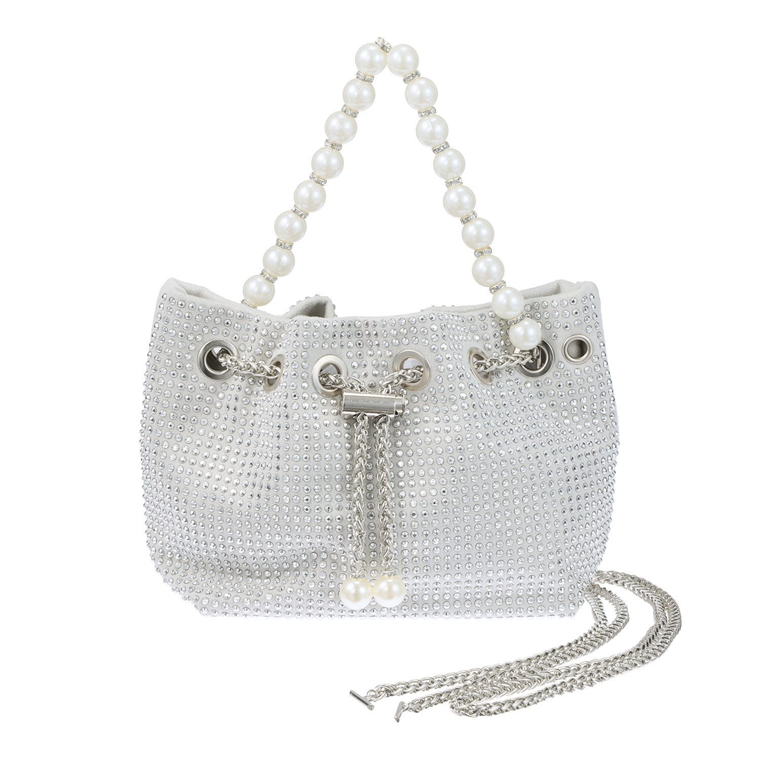 ラルジュ キラキラ ２ウェイ巾着バッグ