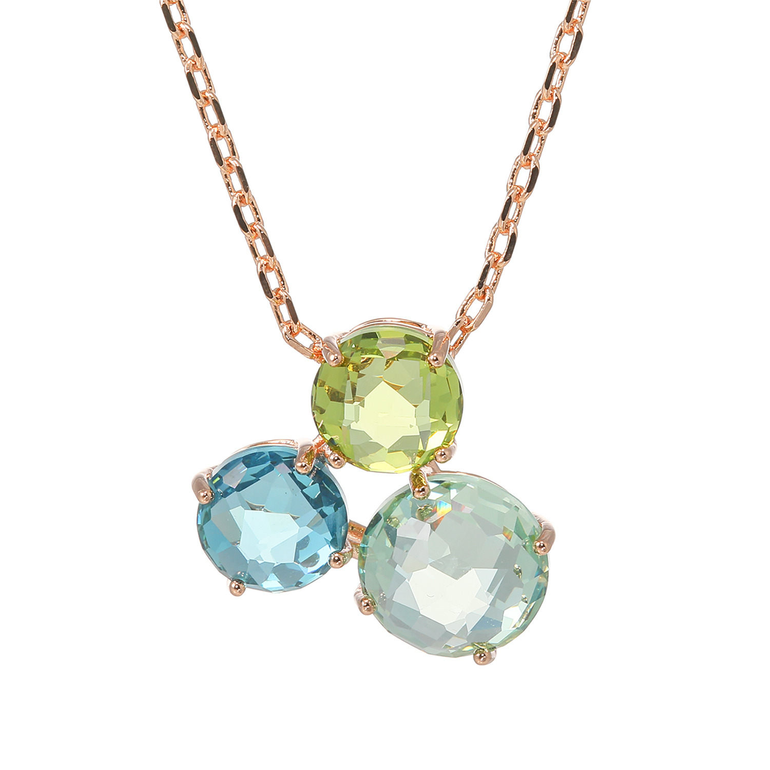 ローザリュール スリーストーン ネックレス