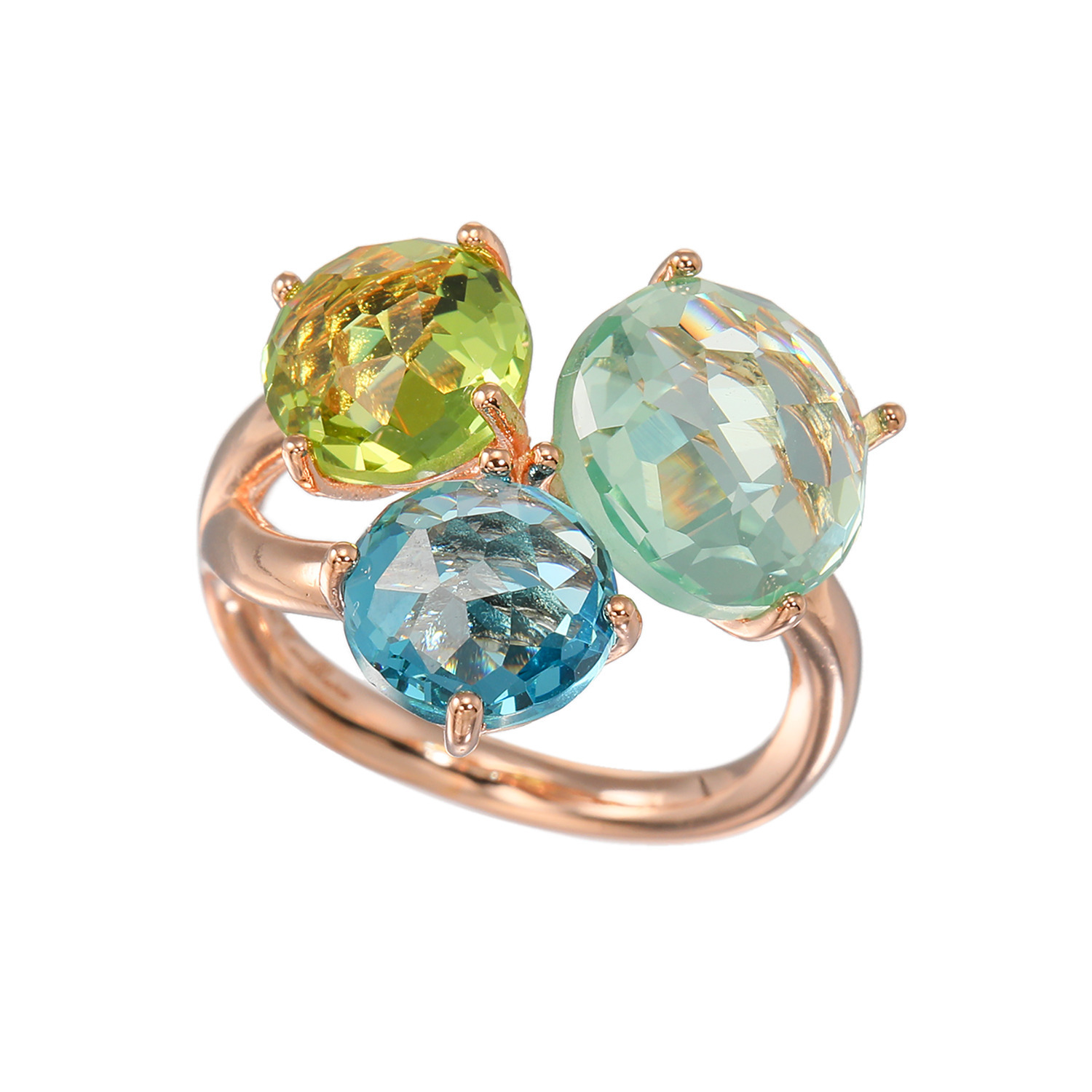 ローザリュール スリーストーン リング