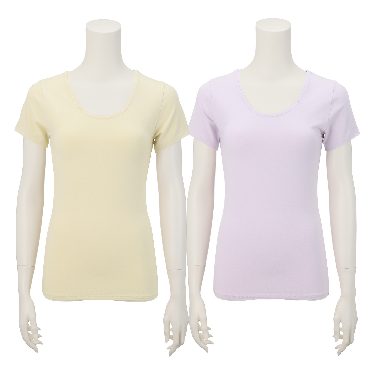 福助 熟成綿　出雲ソフト使用！ 抗菌防臭・吸水・ベア天竺 半袖Ｔシャツ２枚セット