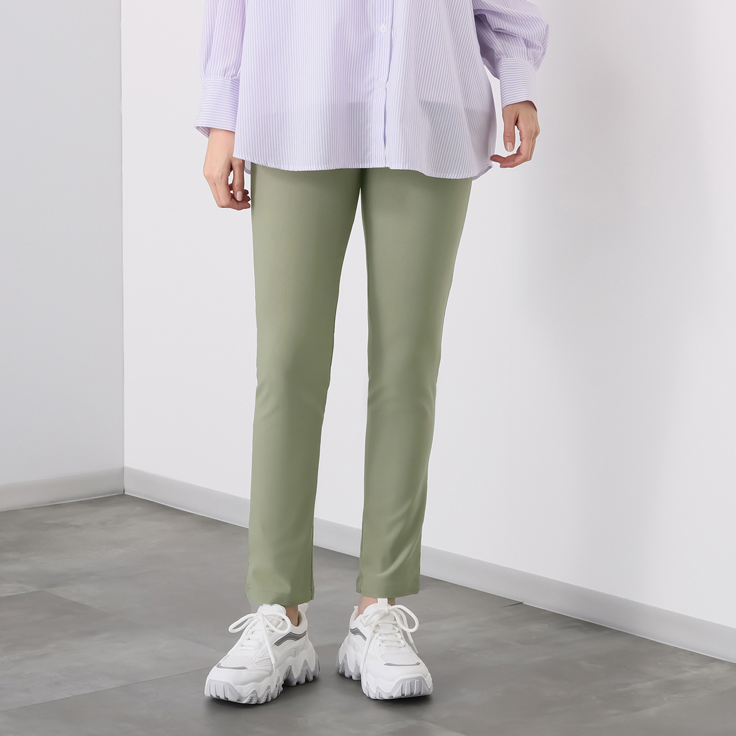 アトリエール ＵＶカット・接触冷感 ハイパワーストレッチ スリムパンツ