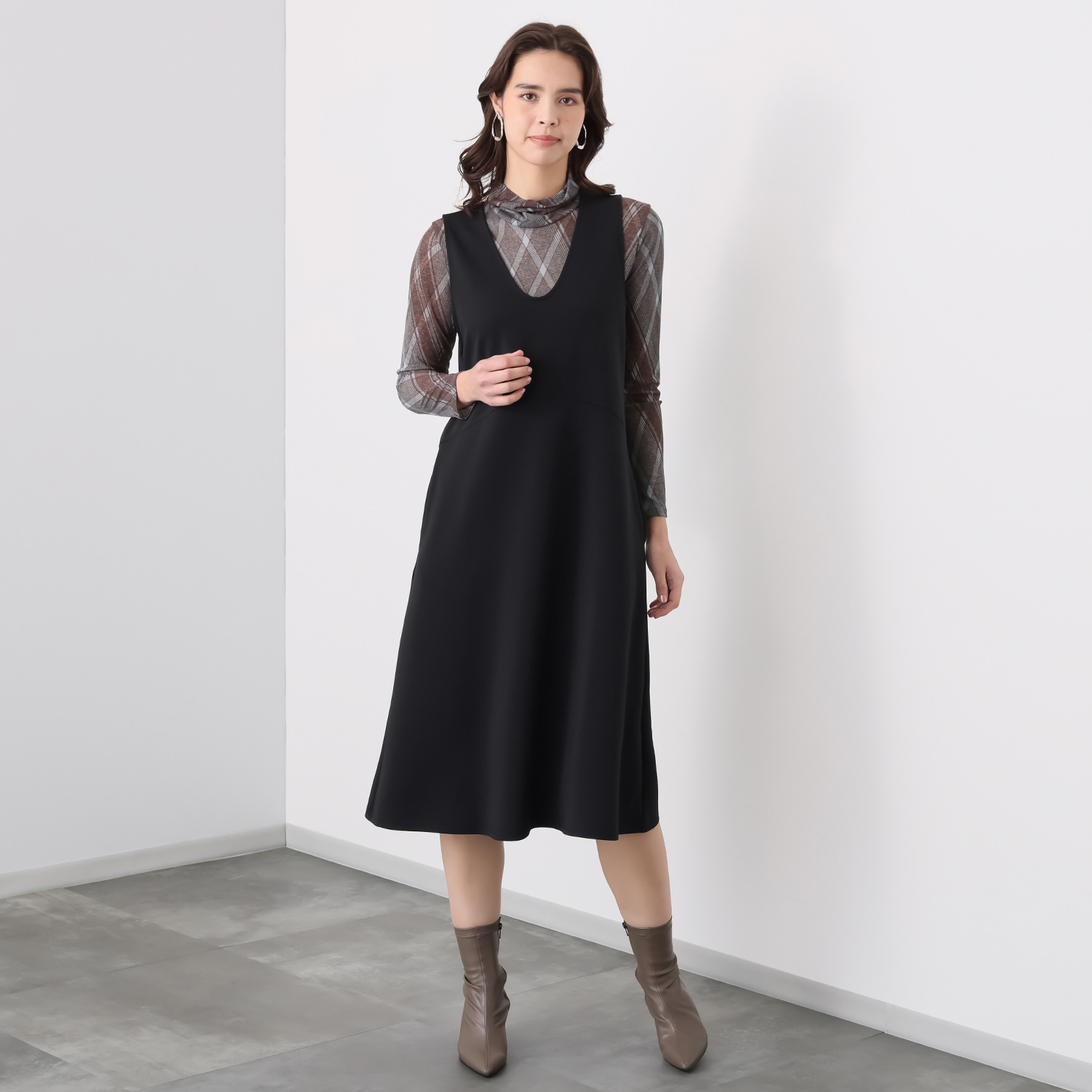 ダジュール Ａライン ジャンパースカート