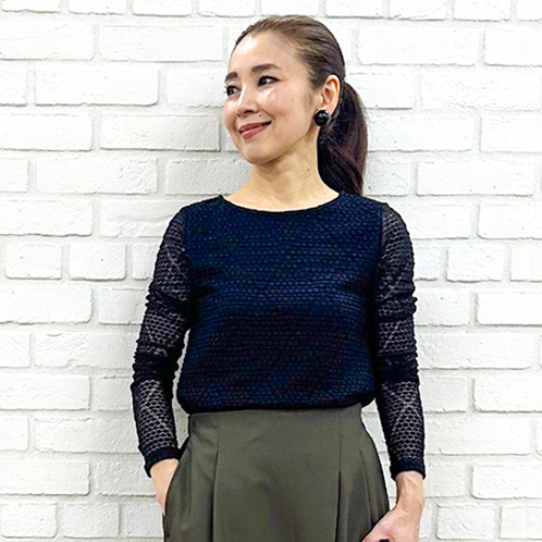 タマミ　ワタナベ レースプルオーバー “ブランシュ 　デキューム”