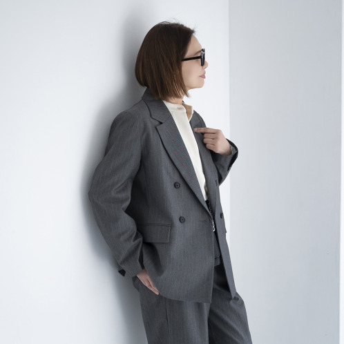 イロプライム ラメストライプ イージージャケット