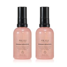ＰＢラブクロム 植物由来成分１００％ しっとり潤いツヤ髪へ導く プライマリー ブースターオイル ２本セット 