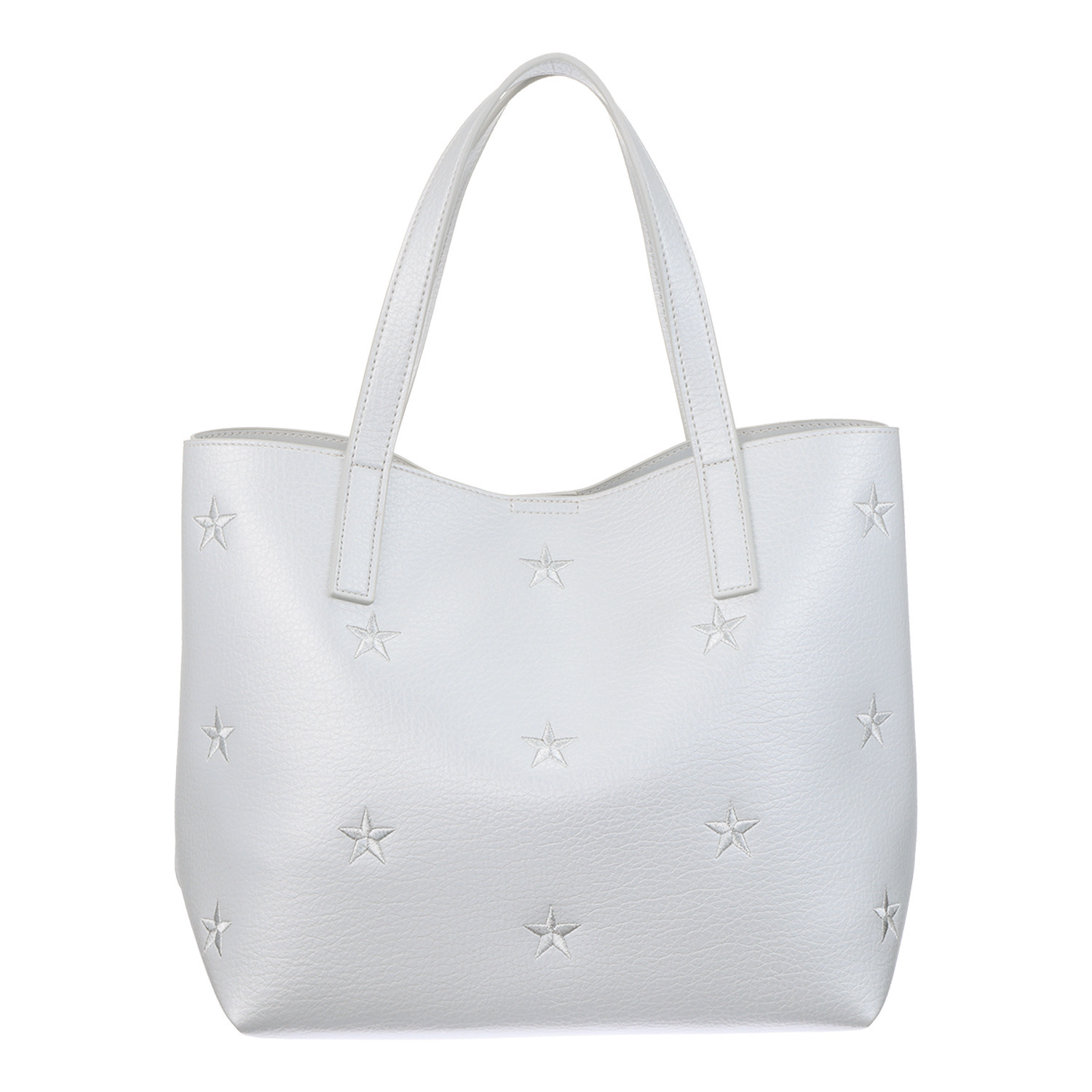 クーコ 星柄刺しゅう Ａ４トートバッグ