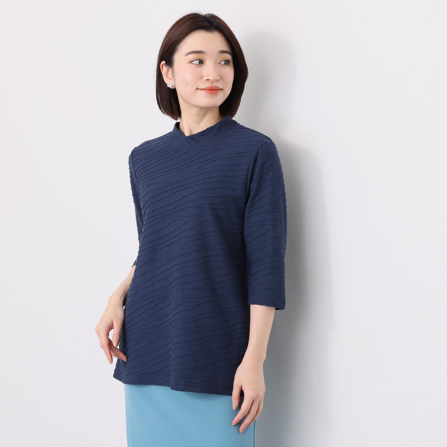 ココンライフ　ドゥ 吸汗速乾 綿混 ドライマスター（Ｒ）使用 ジャガードチュニック