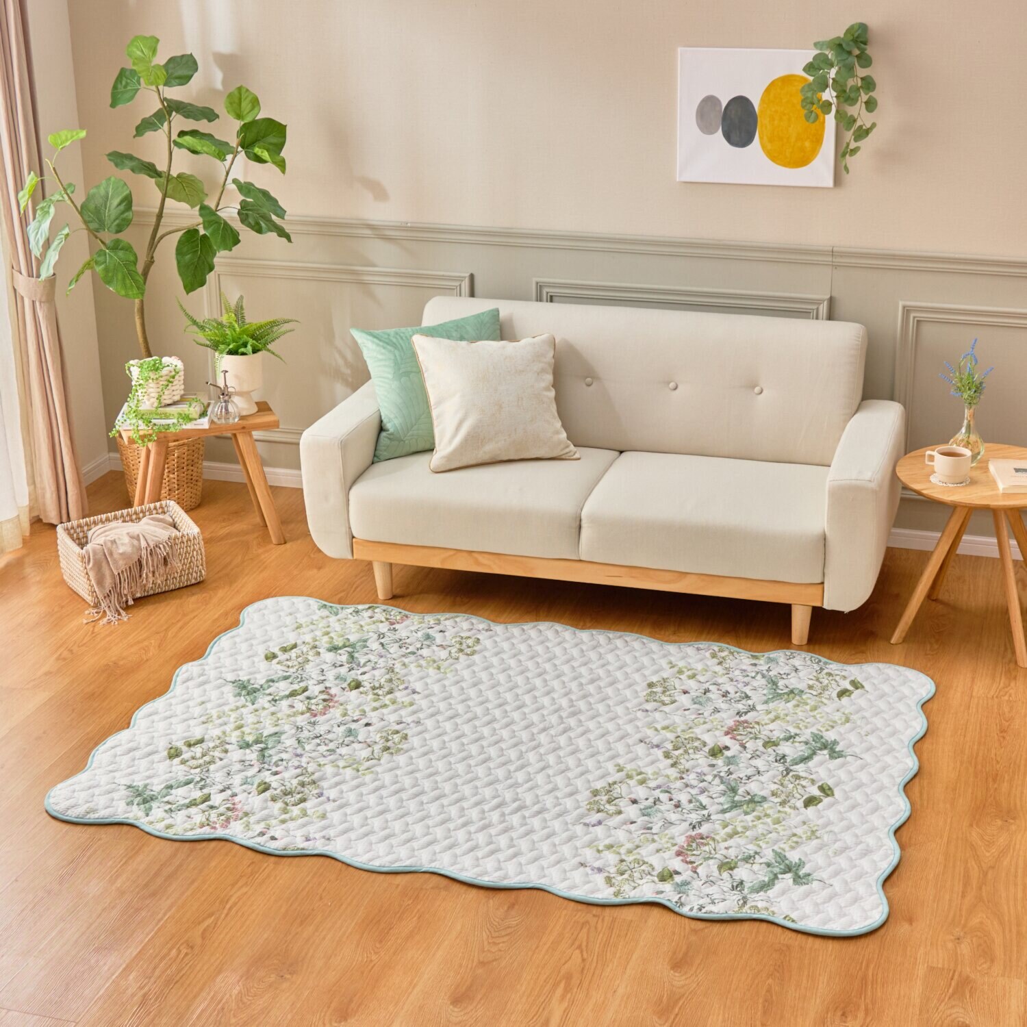 大津毛織 やわらかリップル リバーシブルマルチカバー ＜スペース＞