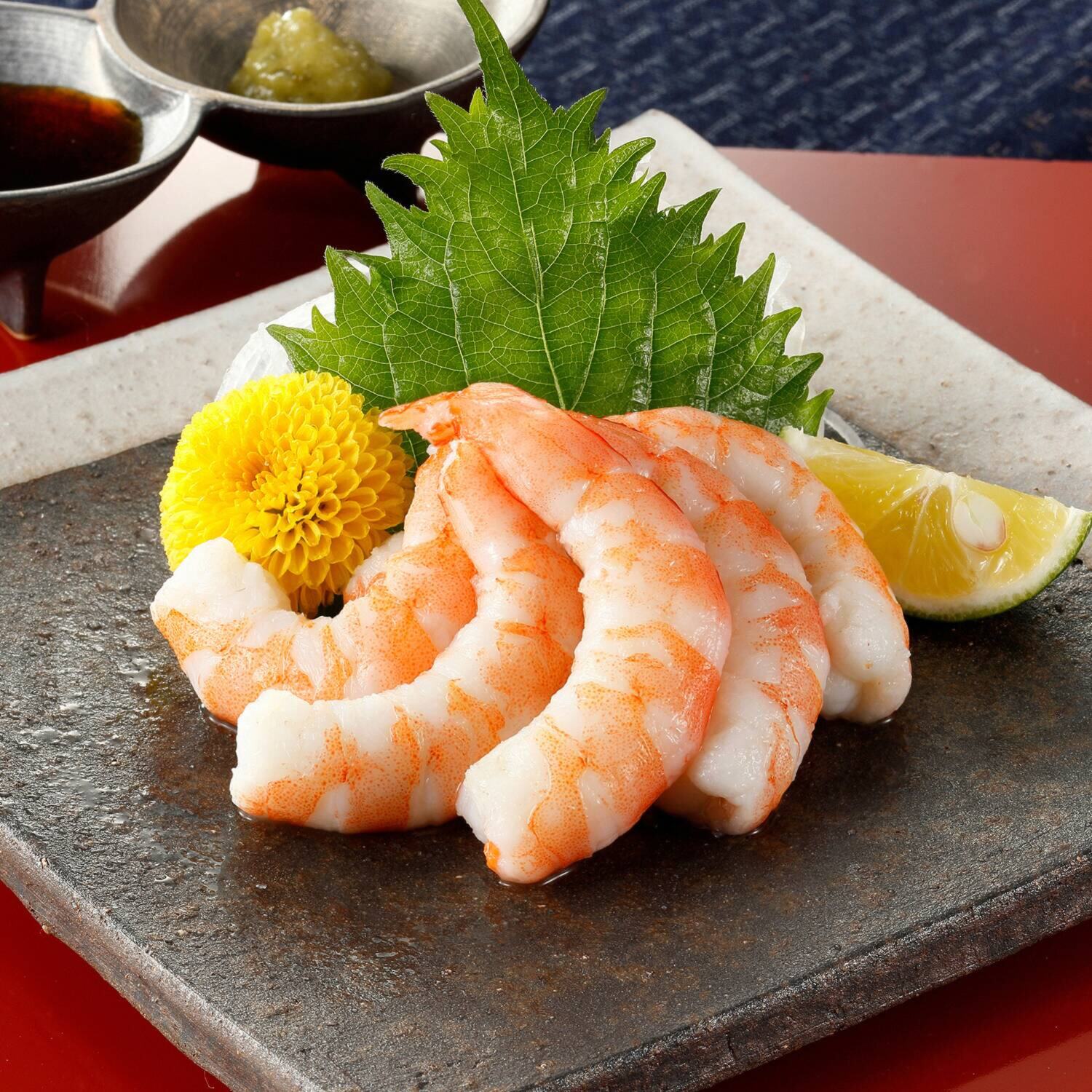 殻ごと蒸した 天然むきえび