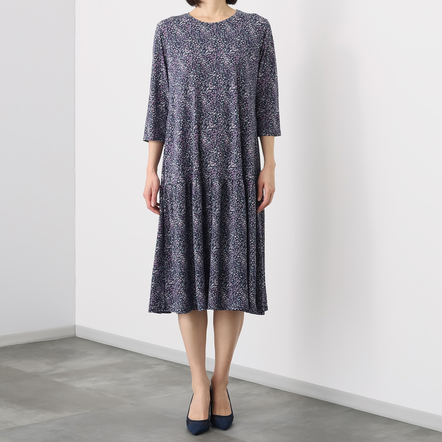 ダジュール ティアードデザイン ワンピース