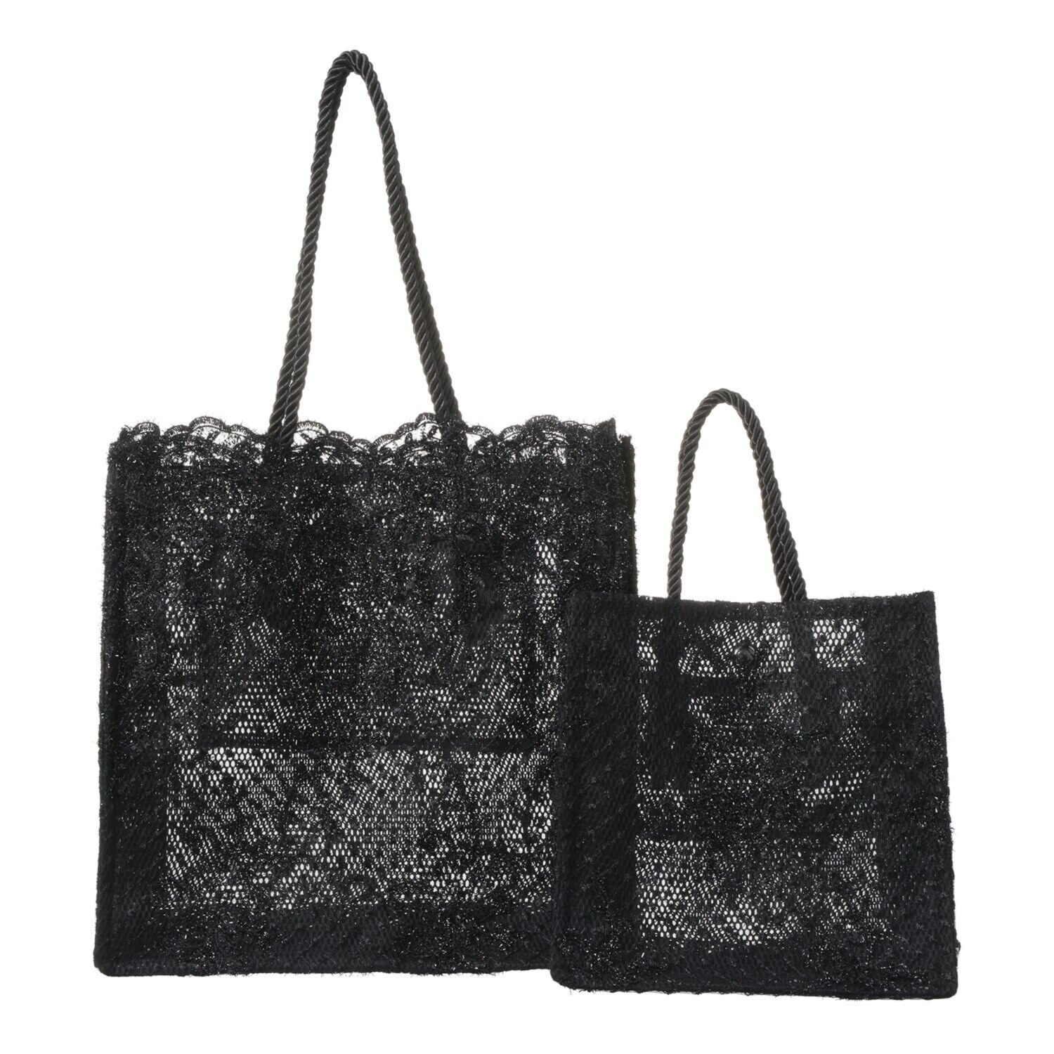 トレインショップ シャイニーレースバッグ 大小２個セット