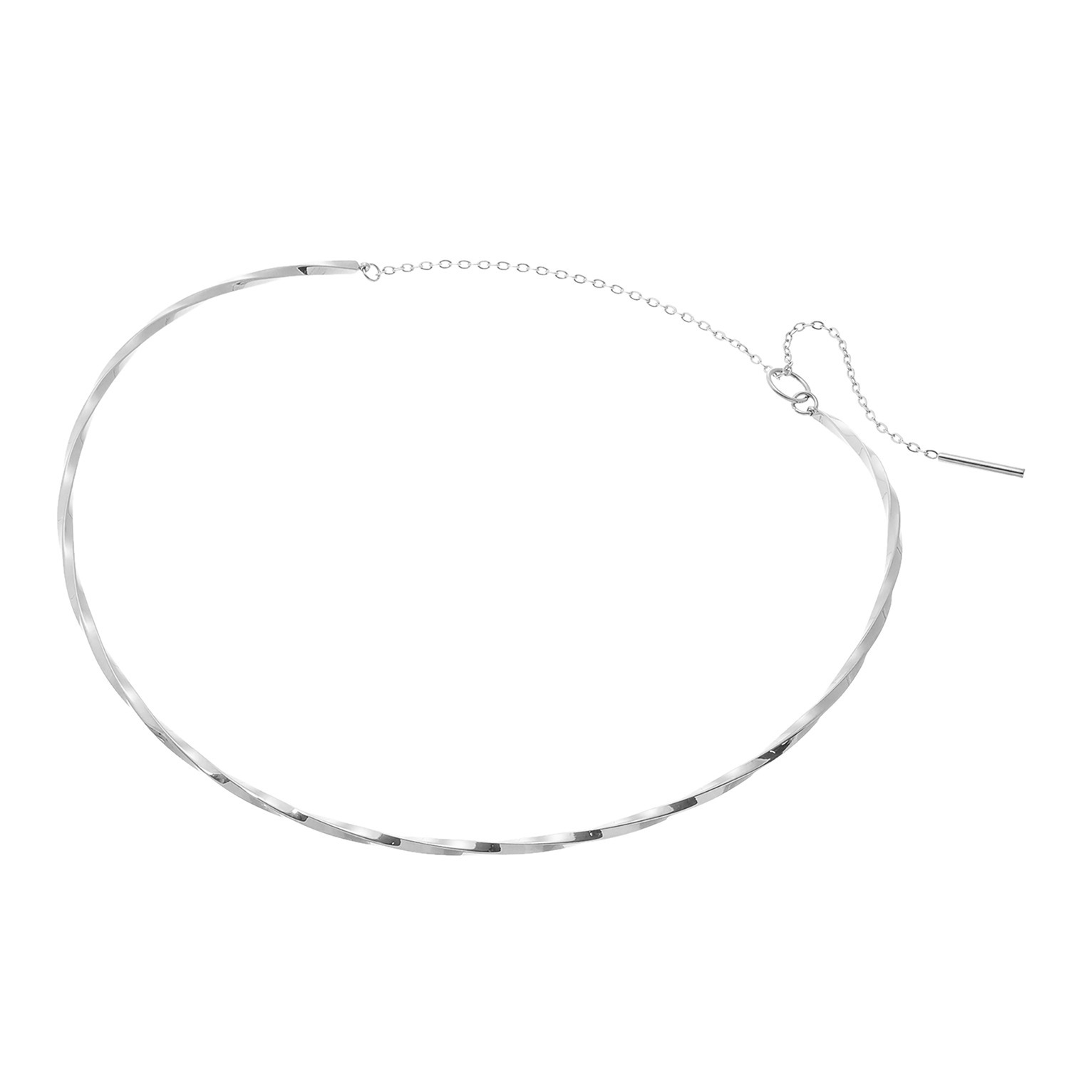 デルークス サージカルステンレス ツイストチョーカー