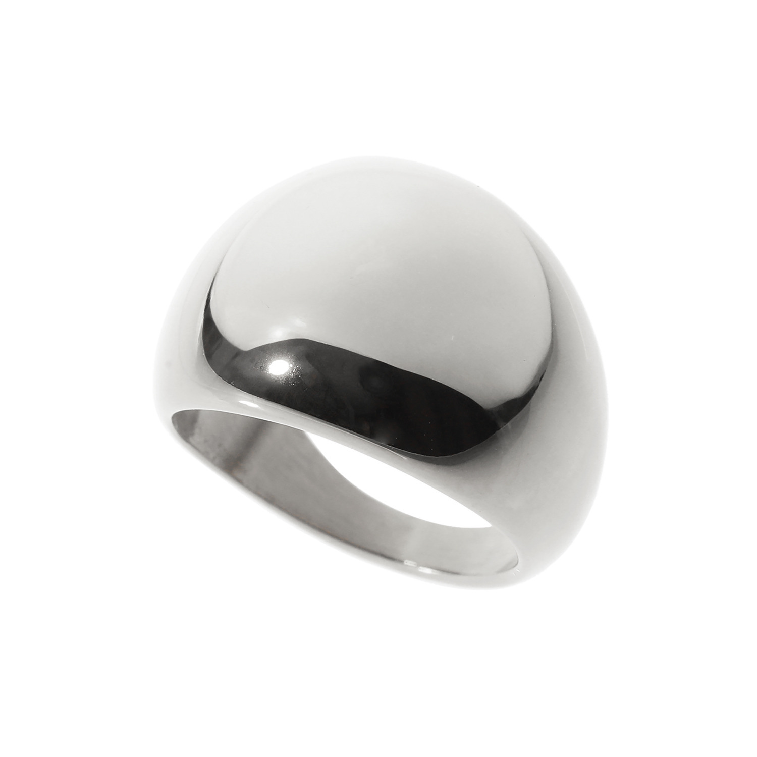 デルークス サージカルステンレス ぷっくり デザインリング