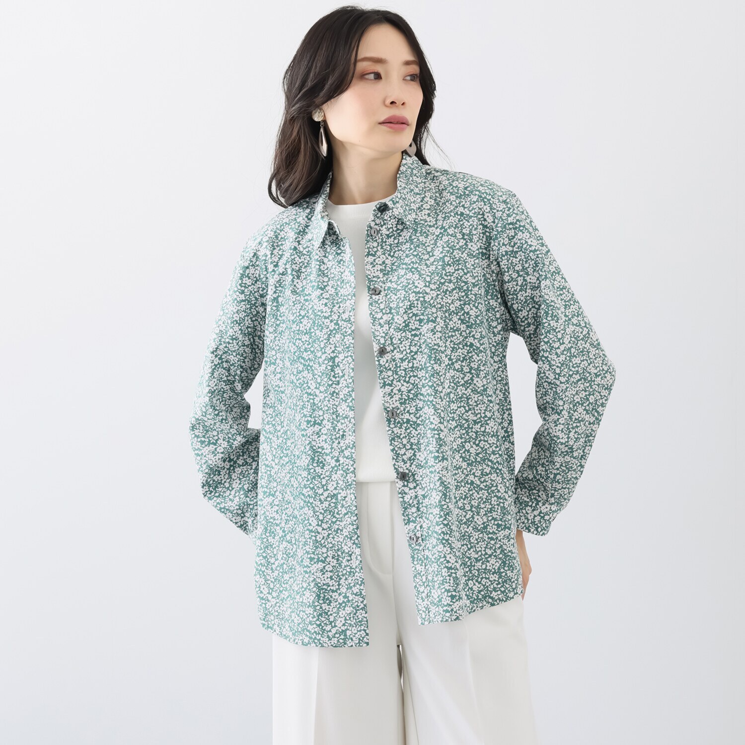 ダジュール プリントブラウス