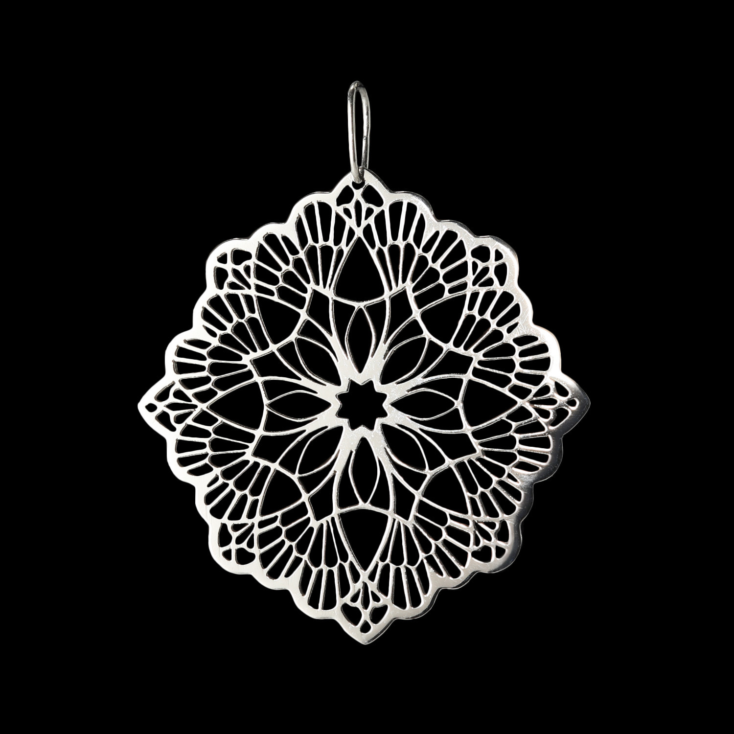 オーサムジュエリー プラチナ９５０ アラベスクデザイン ボタニカル 透かしペンダントトップ