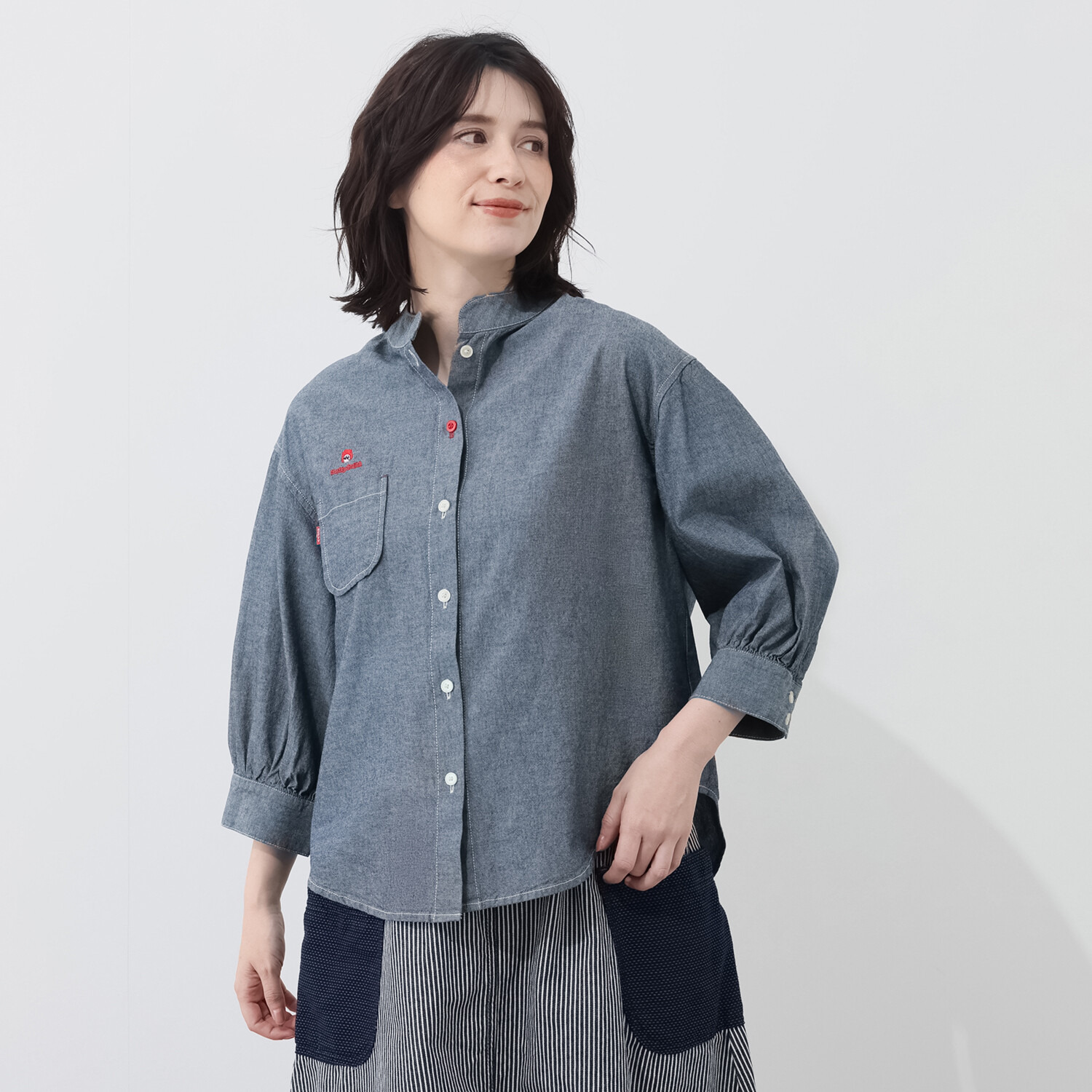 ベティスミス シャンブレーブラウス