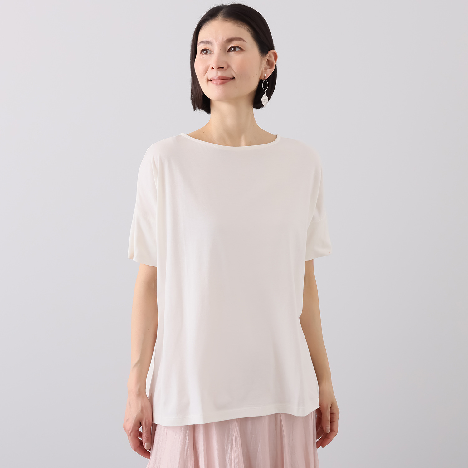 ココンライフ　ドゥ 越前花染め 半袖プルオーバー