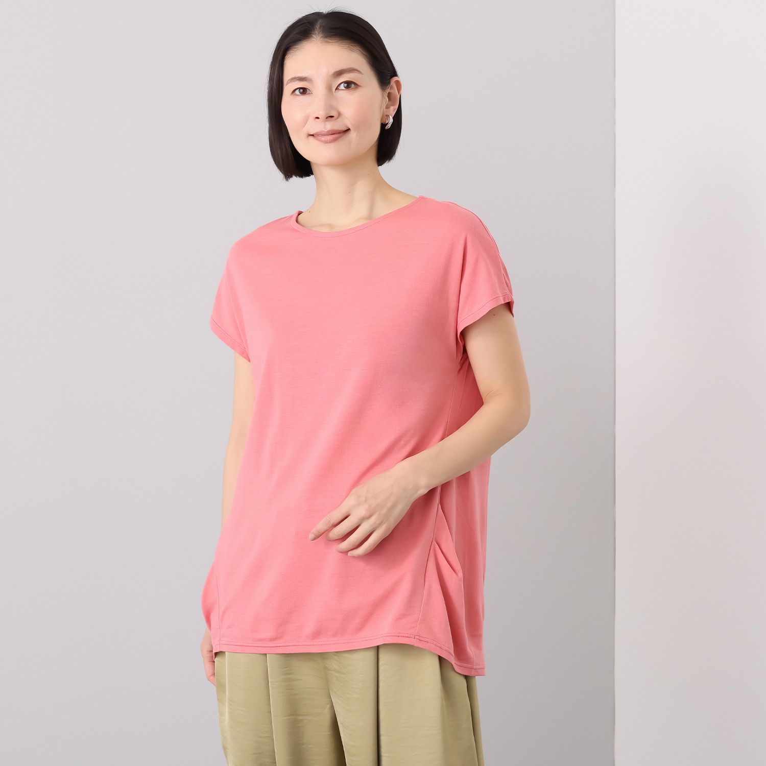 ココンライフ　ドゥ 越前花染め チュニックプルオーバー