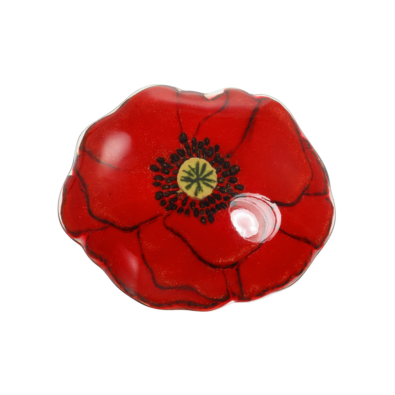 シスカ レジン フラワーモティーフ ブローチ