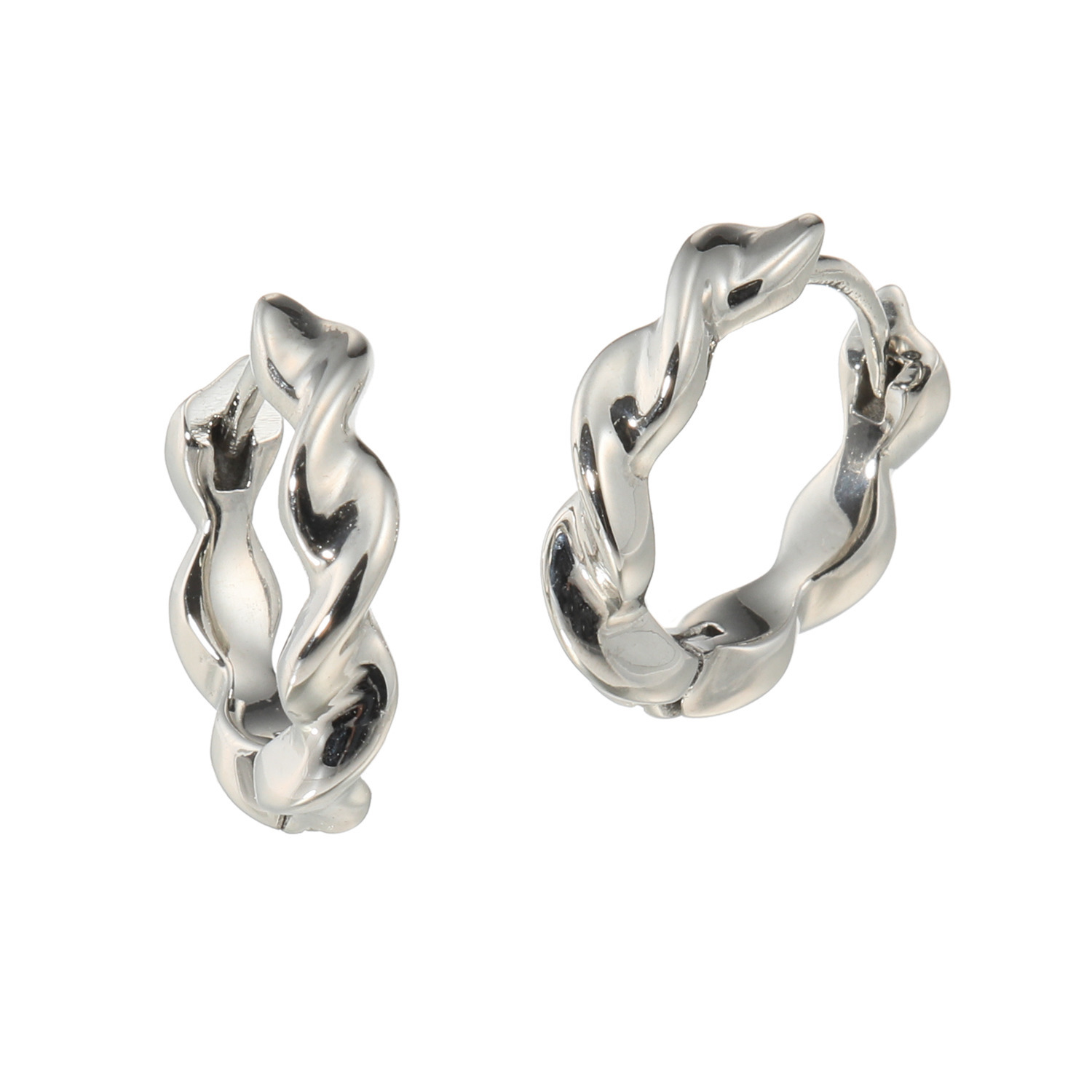 アシエステンレス サージカルステンレス テクスチャーフープ ピアス