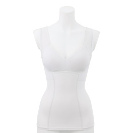エイジングサポート 吸水速乾 ソフトフィット ブラジャータンクトップ