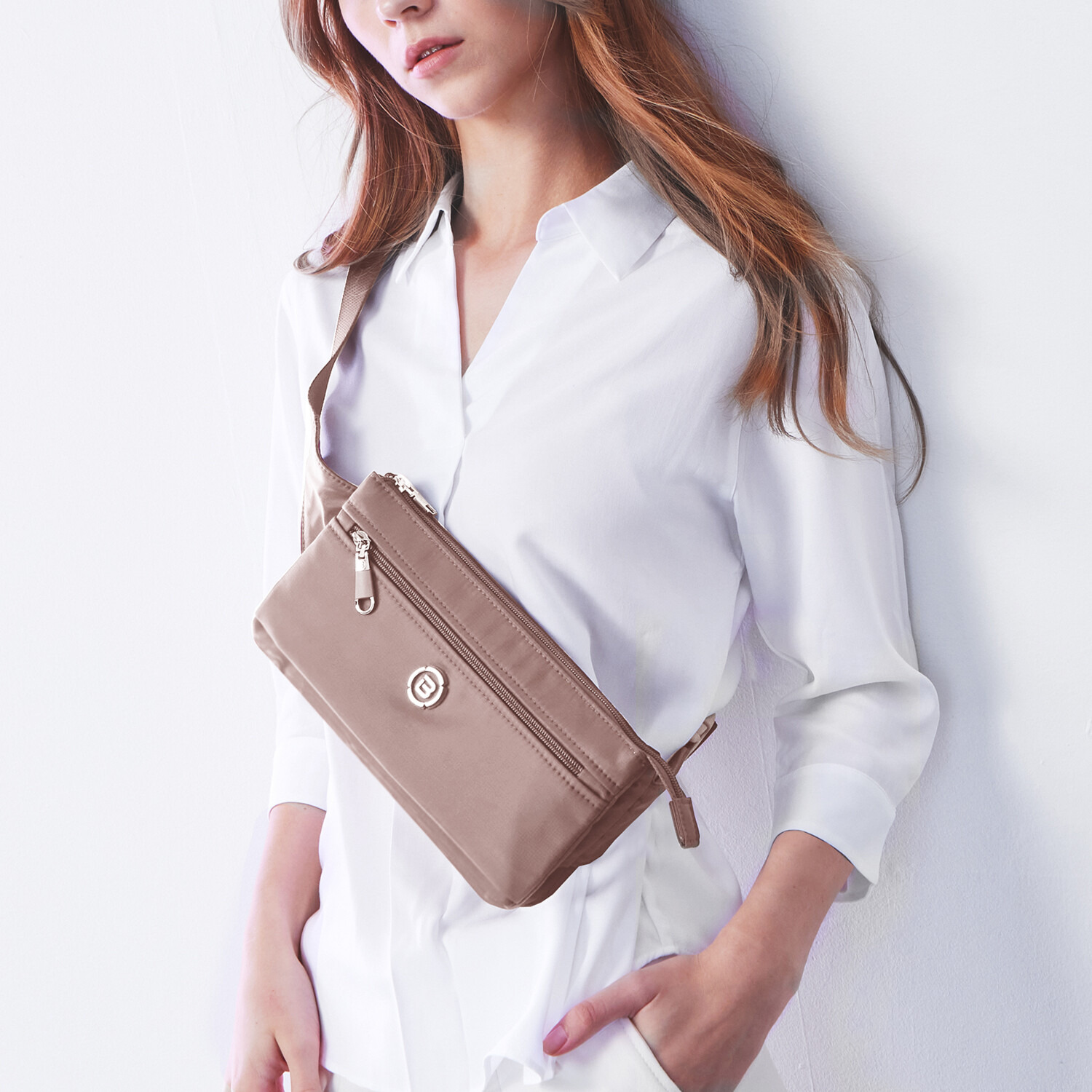 ビサイユ はっ水 “ヌートピア” ウエストバッグ