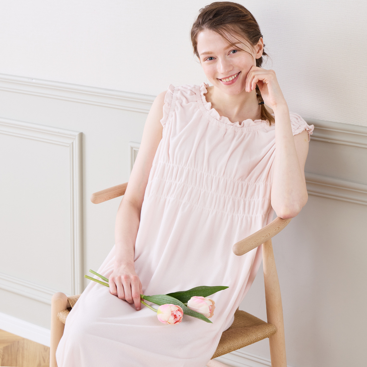 ナルエー ハイクオリティパイル 湯上がりワンピース