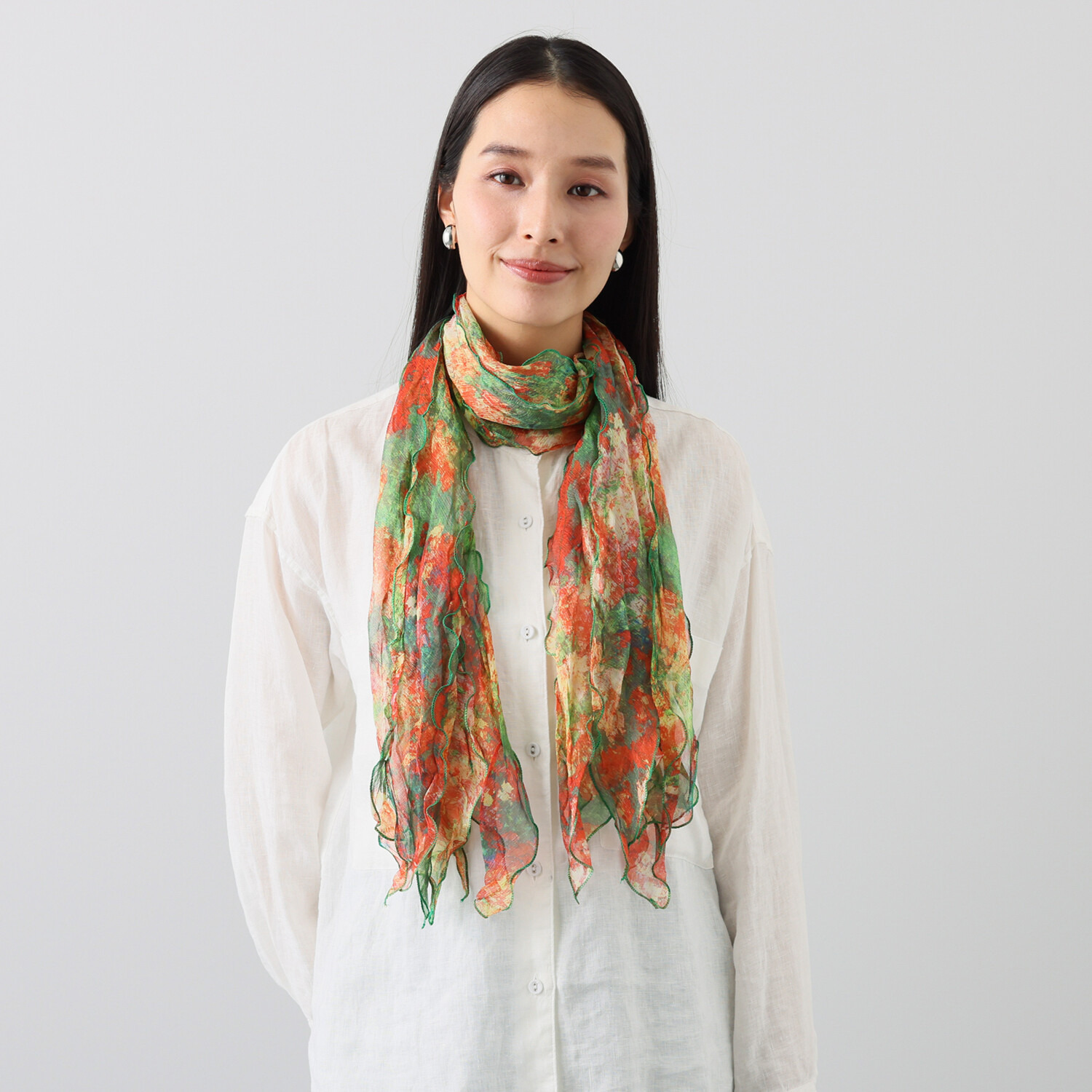 ダジュール フリルシルクストール