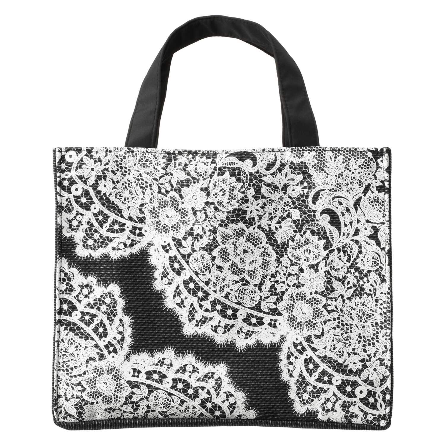 ジュエルレース バイ　ブルーミング レースプリント スクエアＡ４トートバッグ