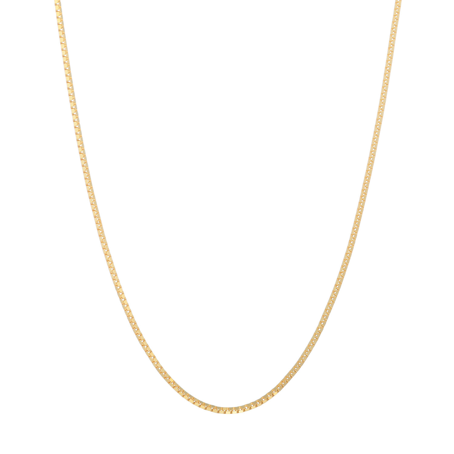 ルチェルーナ シルバー ボックスチェーン ネックレス