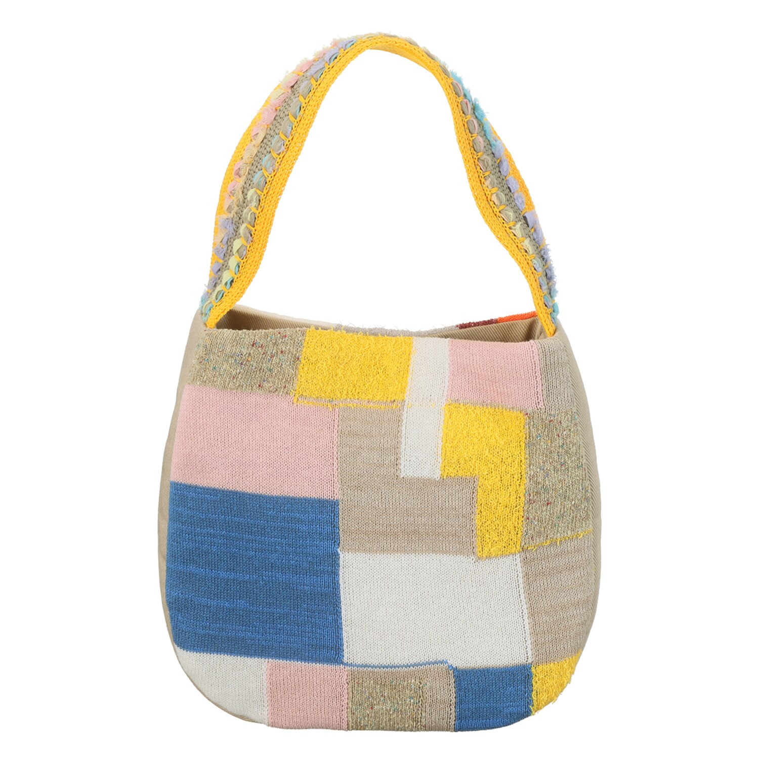 エム　アンド　キョウコ モザイク柄 ハンドバッグ