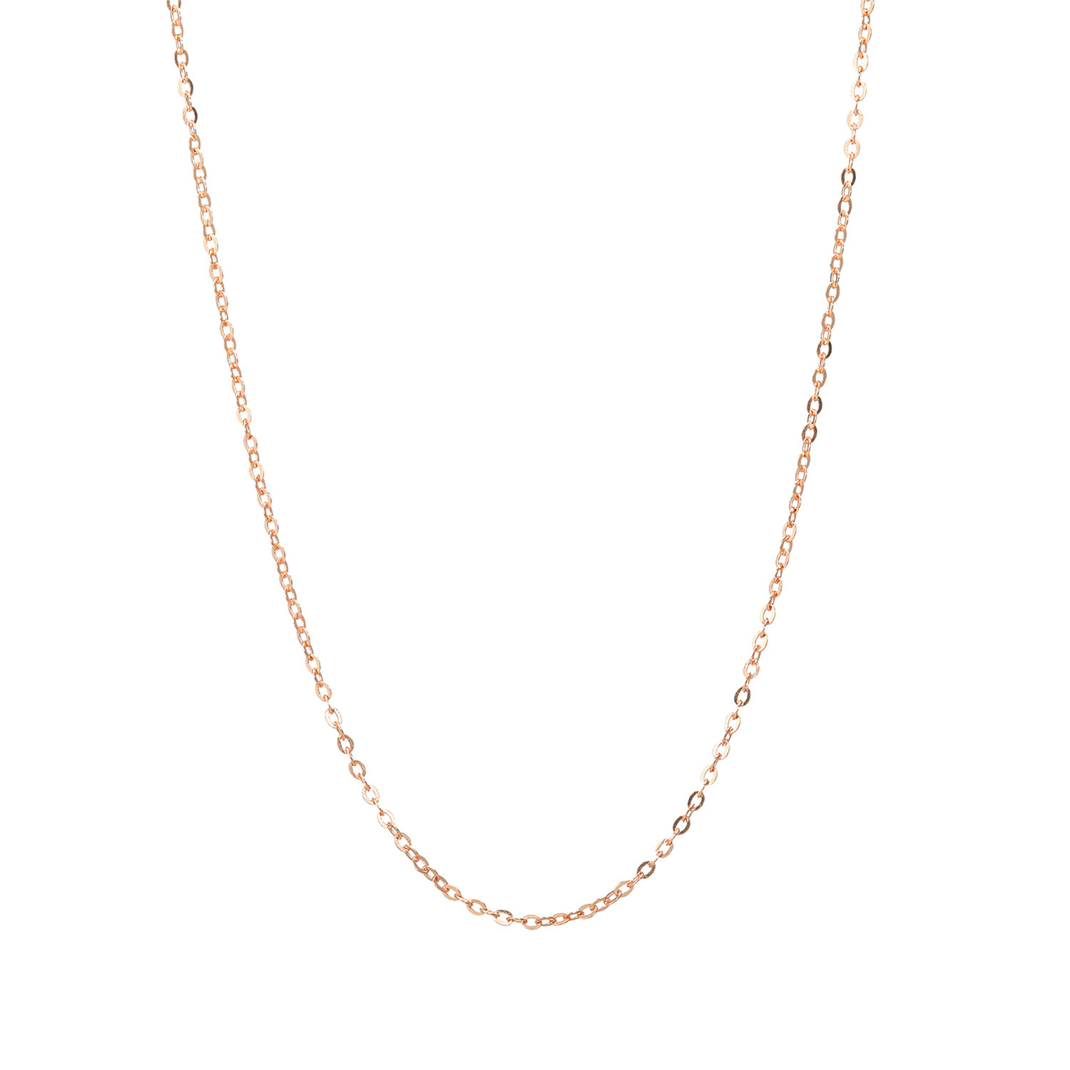 ブリランテステッラ シルバー ケーブルチェーン ロングネックレス