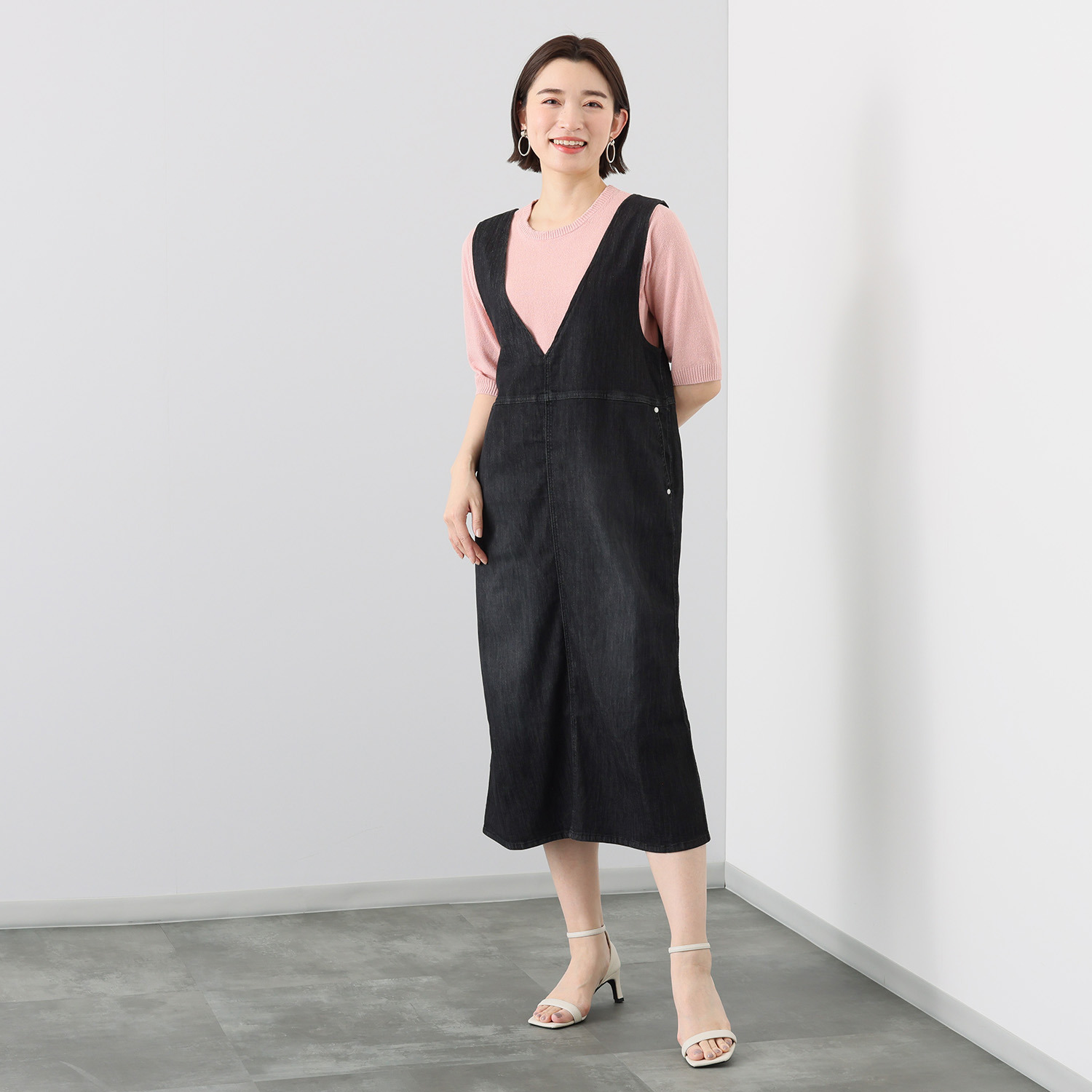 エピデミーク デニム ジャンパースカート