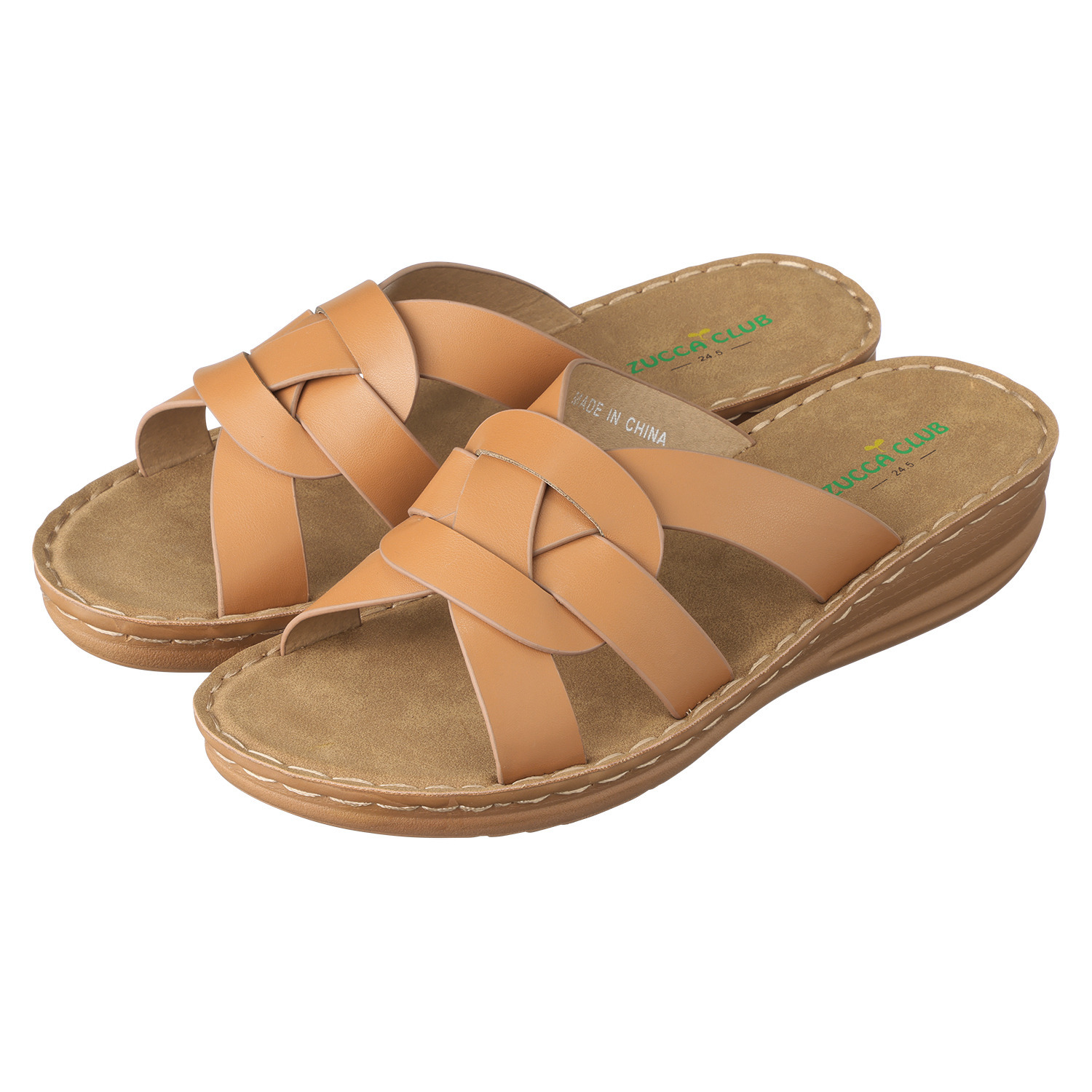 ズッカ　クラブ 柔らかクロス編 軽量ミュールサンダル