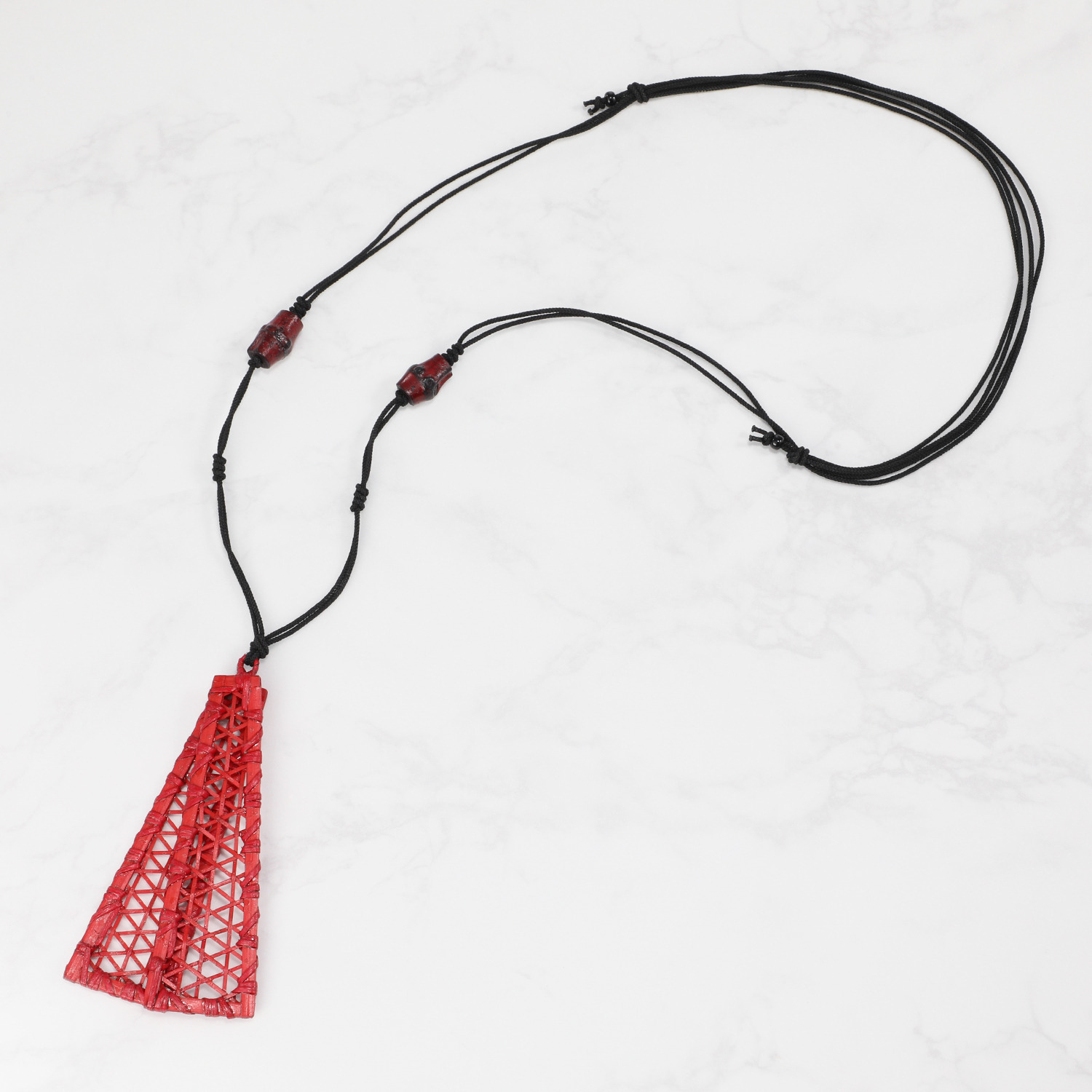 竹巧彩 竹のネックレス