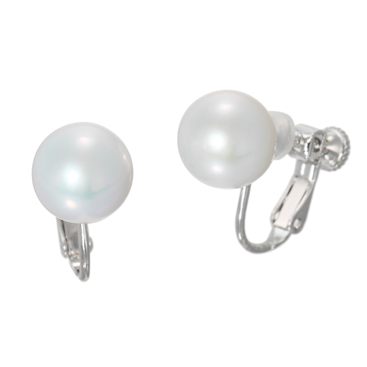 ペレフェリーク 淡水パール シンプルデザイン スタッド イヤリング／ピアス