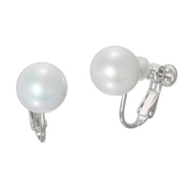 ペレフェリーク 淡水パール シンプルデザイン スタッド イヤリング／ピアス
