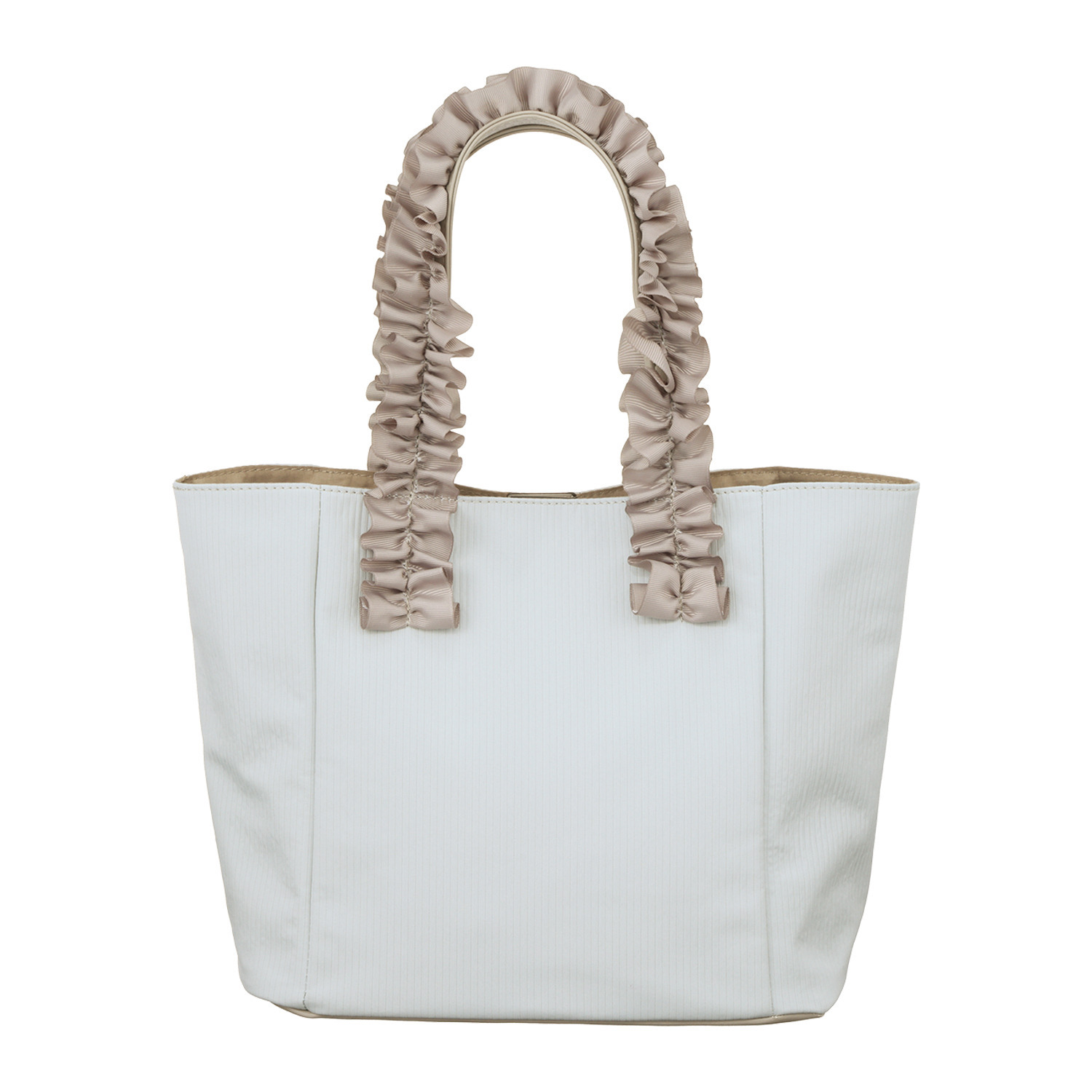 ラルジュ フリルハンドル 軽量A4トートバッグ- ショップチャンネル