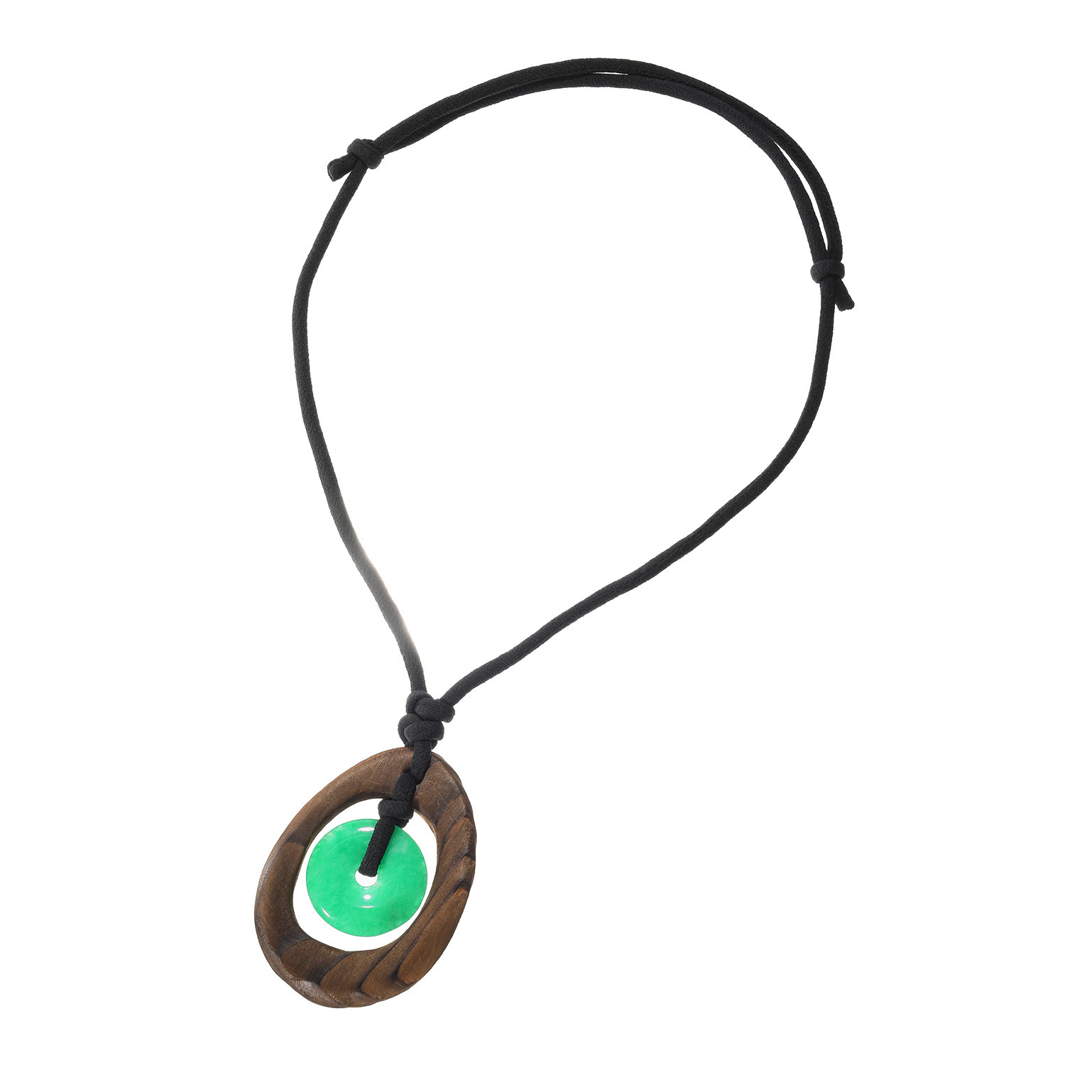 創作りょう 丸玉コードネックレス